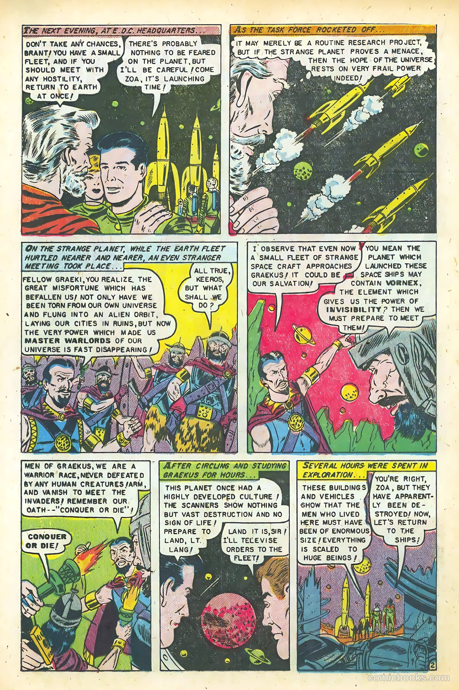 Space Action #2 (1952) — page 12 of 37