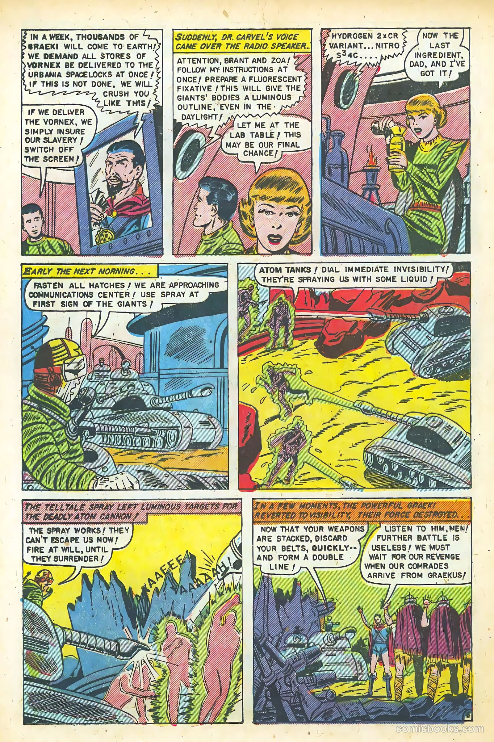 Space Action #2 (1952) — page 16 of 37