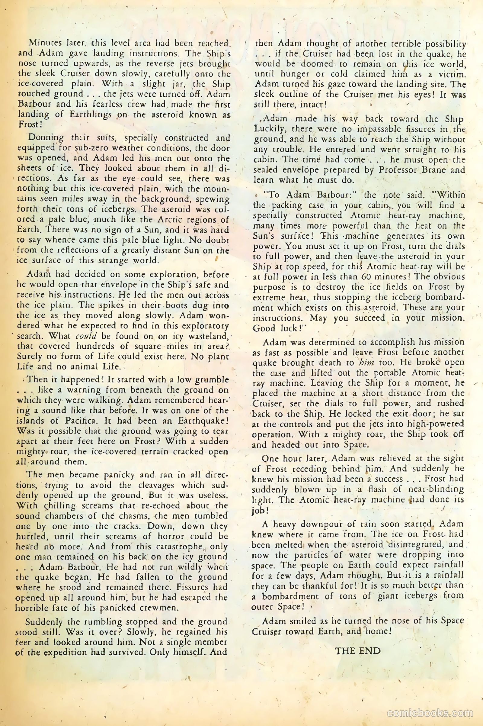 Space Action #2 (1952) — page 27 of 37