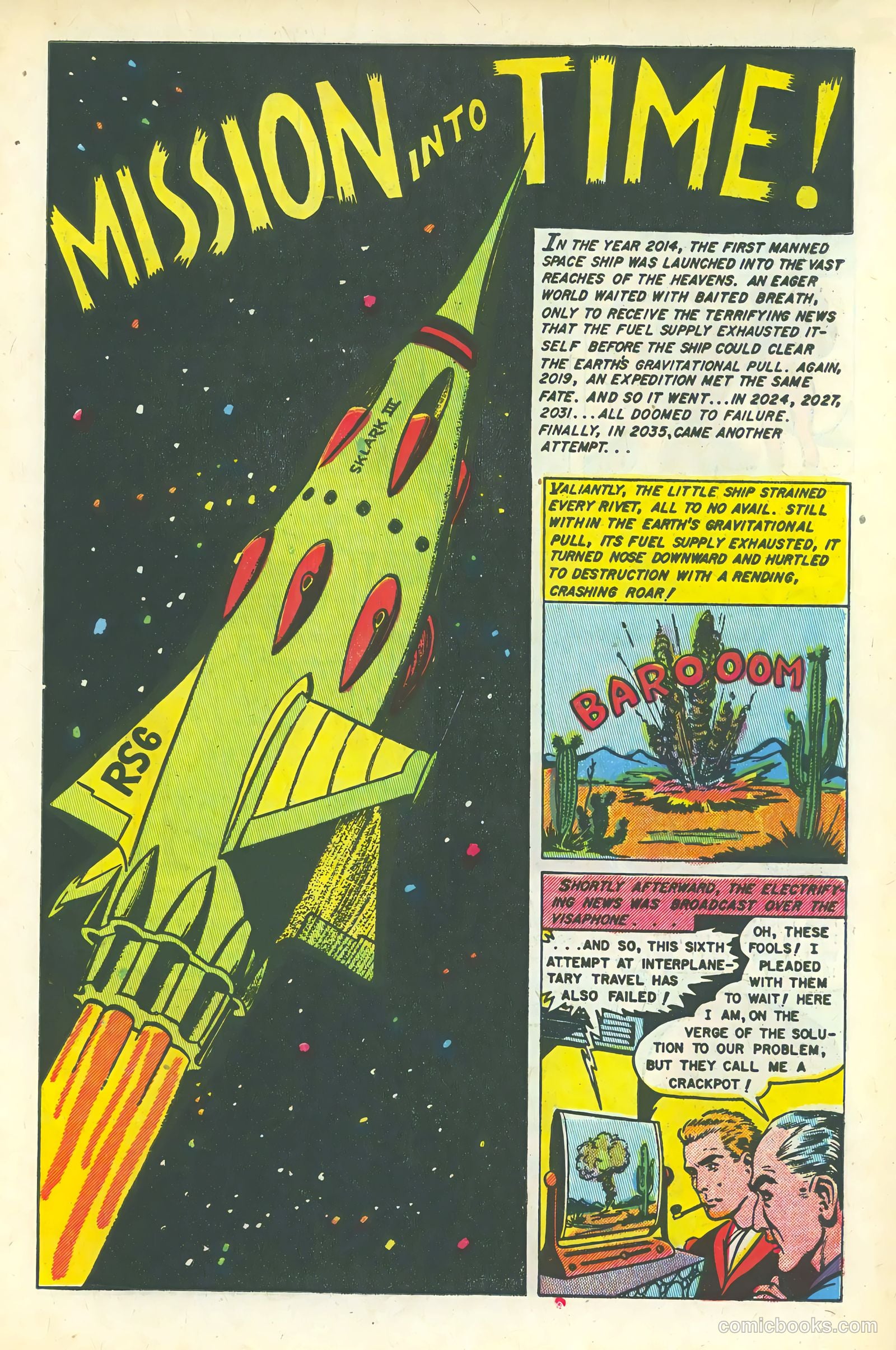 Space Action #3 (1952) — page 3 of 36