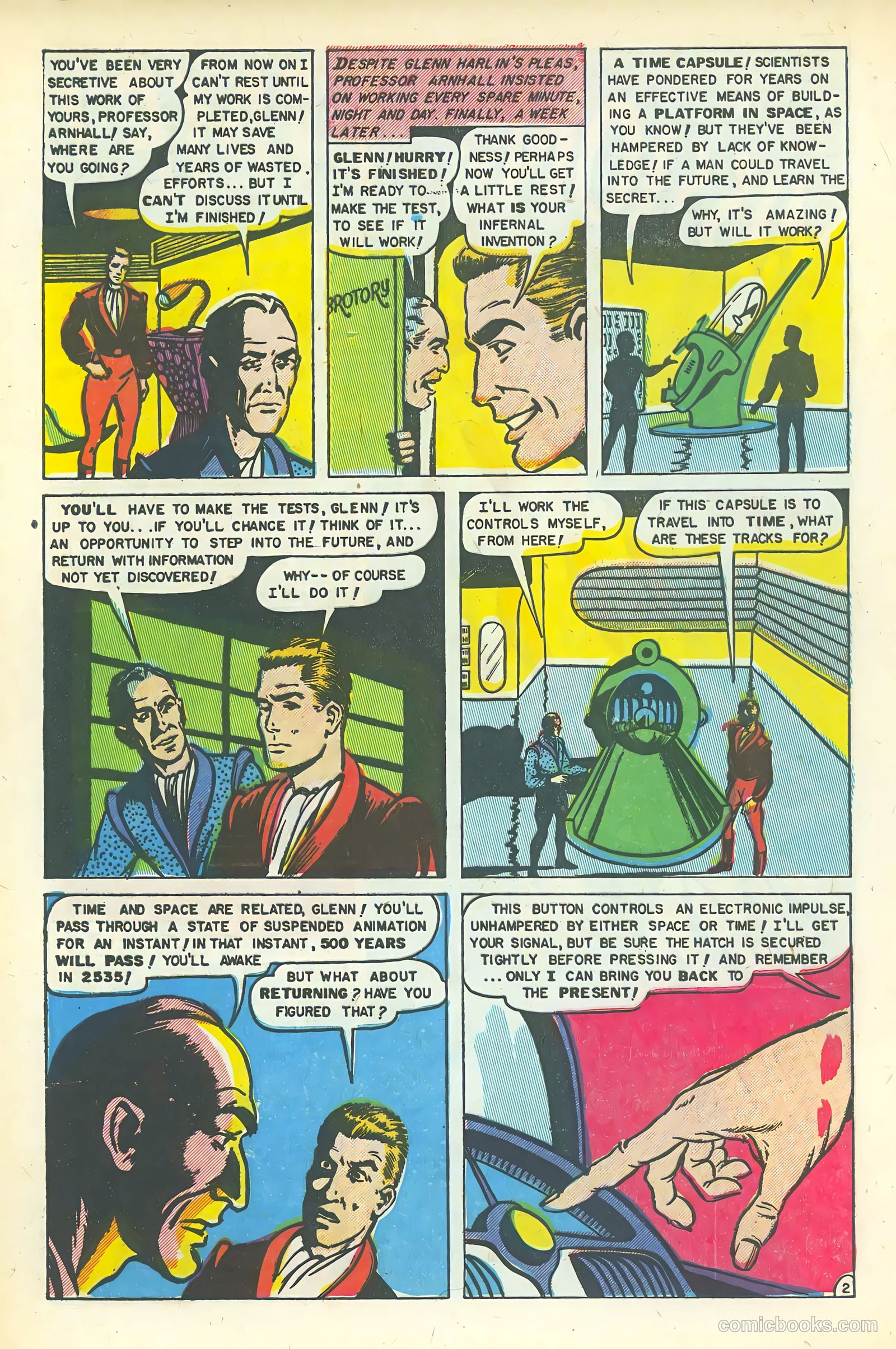 Space Action #3 (1952) — page 4 of 36