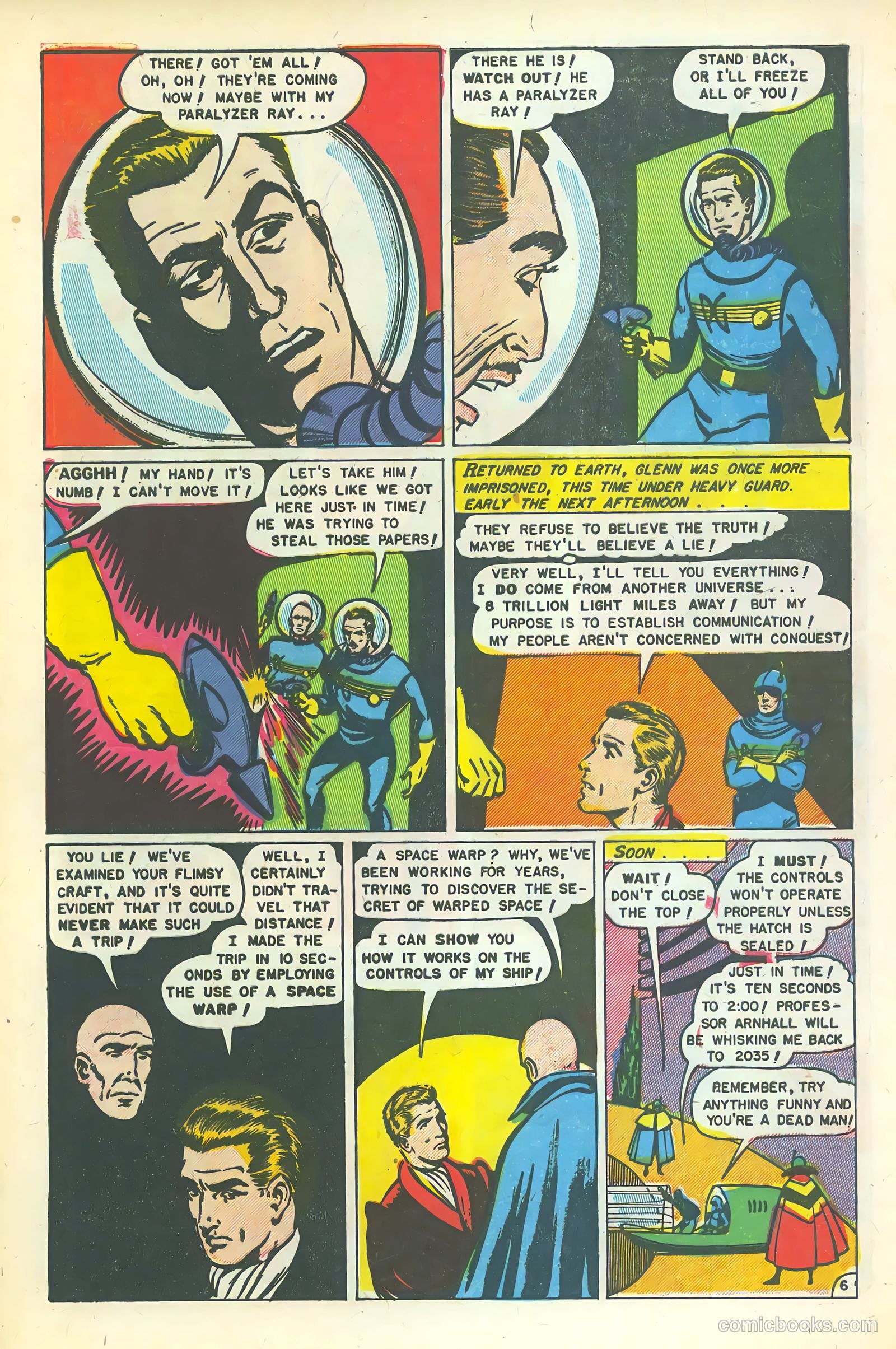 Space Action #3 (1952) — page 8 of 36