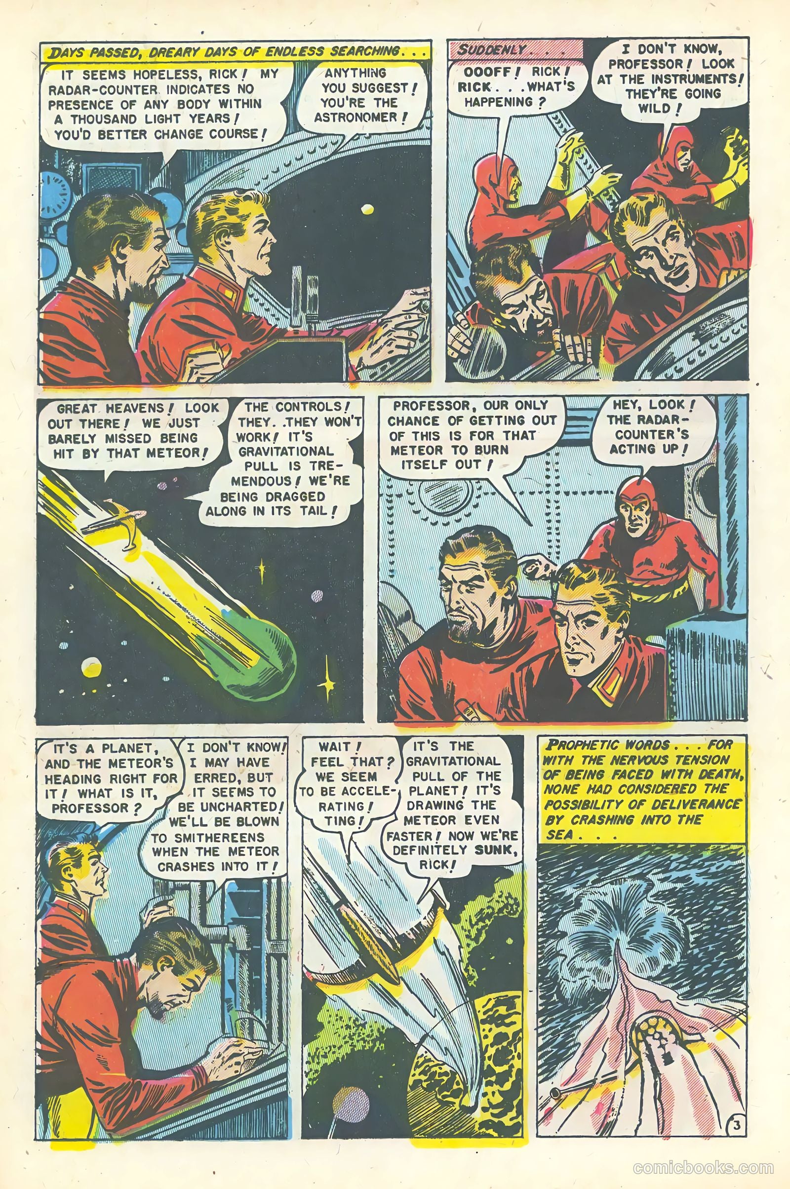 Space Action #3 (1952) — page 12 of 36