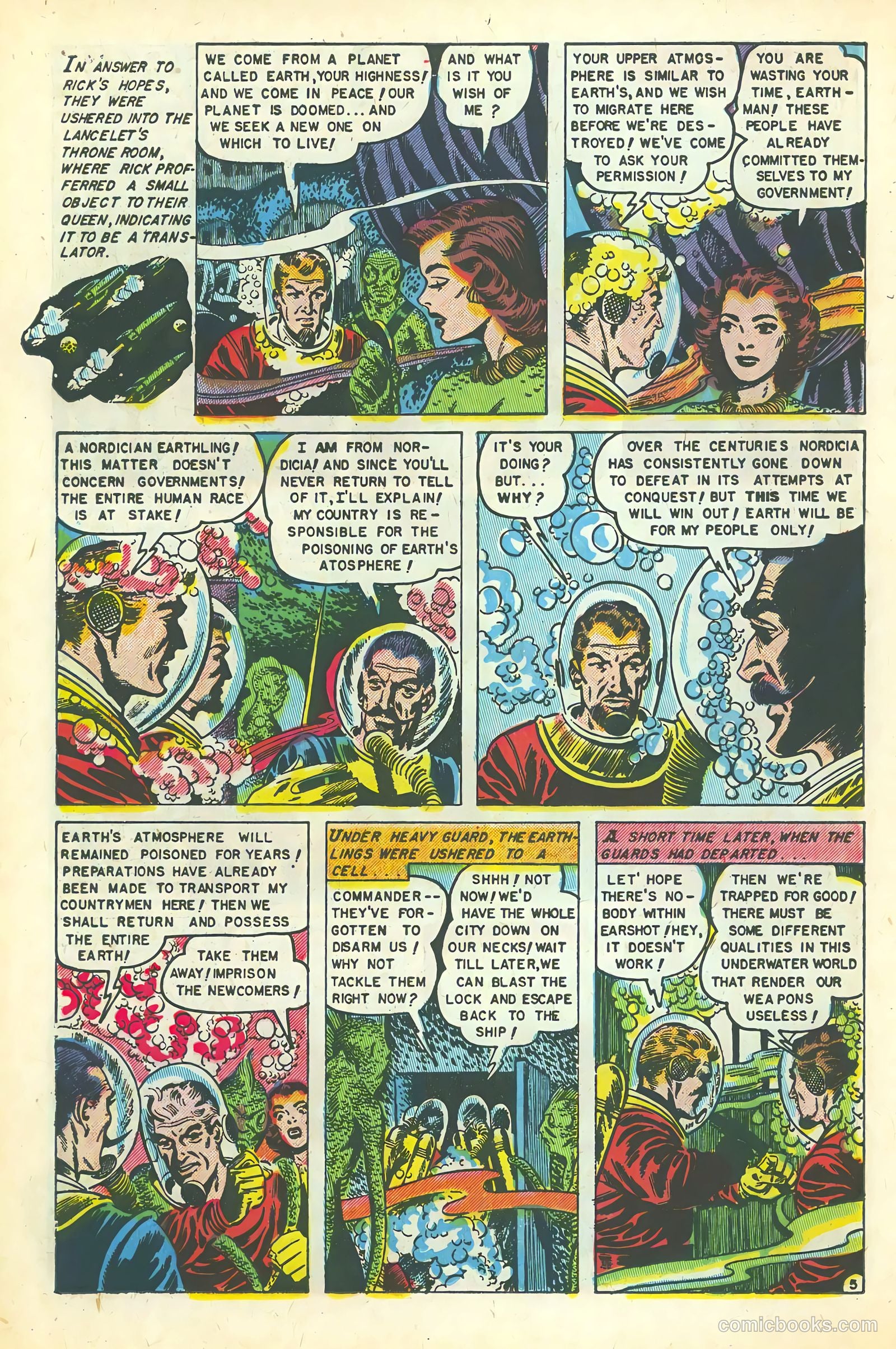 Space Action #3 (1952) — page 14 of 36