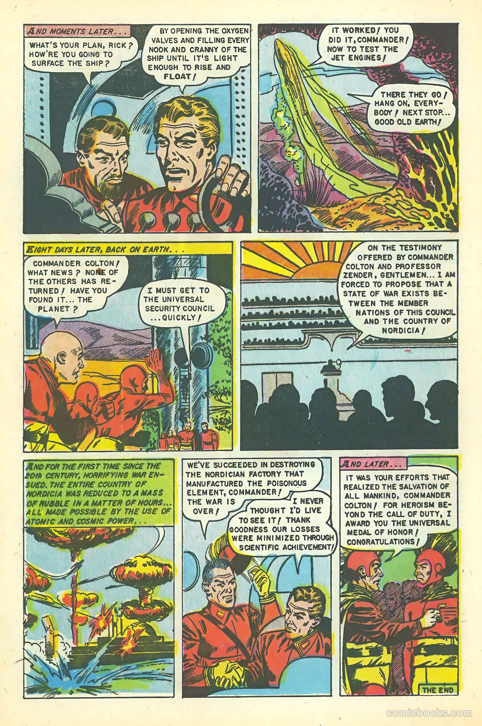 Space Action #3 (1952) — page 16 of 36