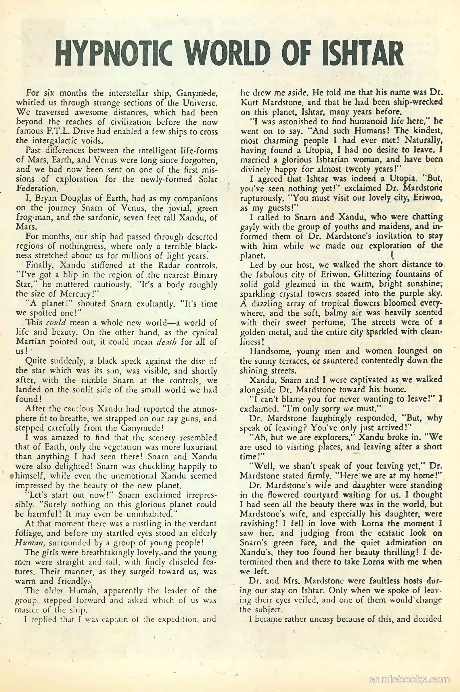 Space Action #3 (1952) — page 17 of 36