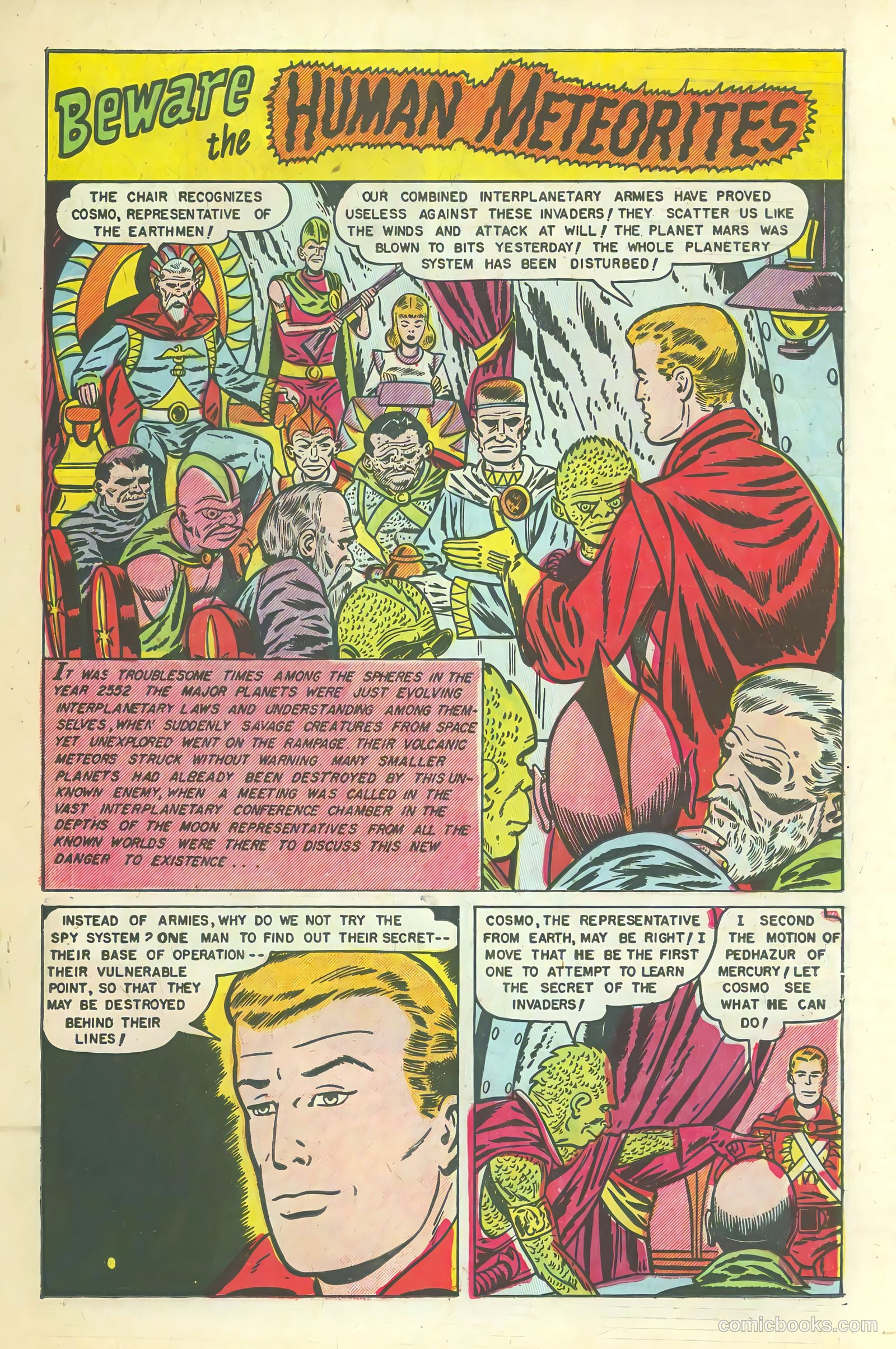 Space Action #3 (1952) — page 19 of 36