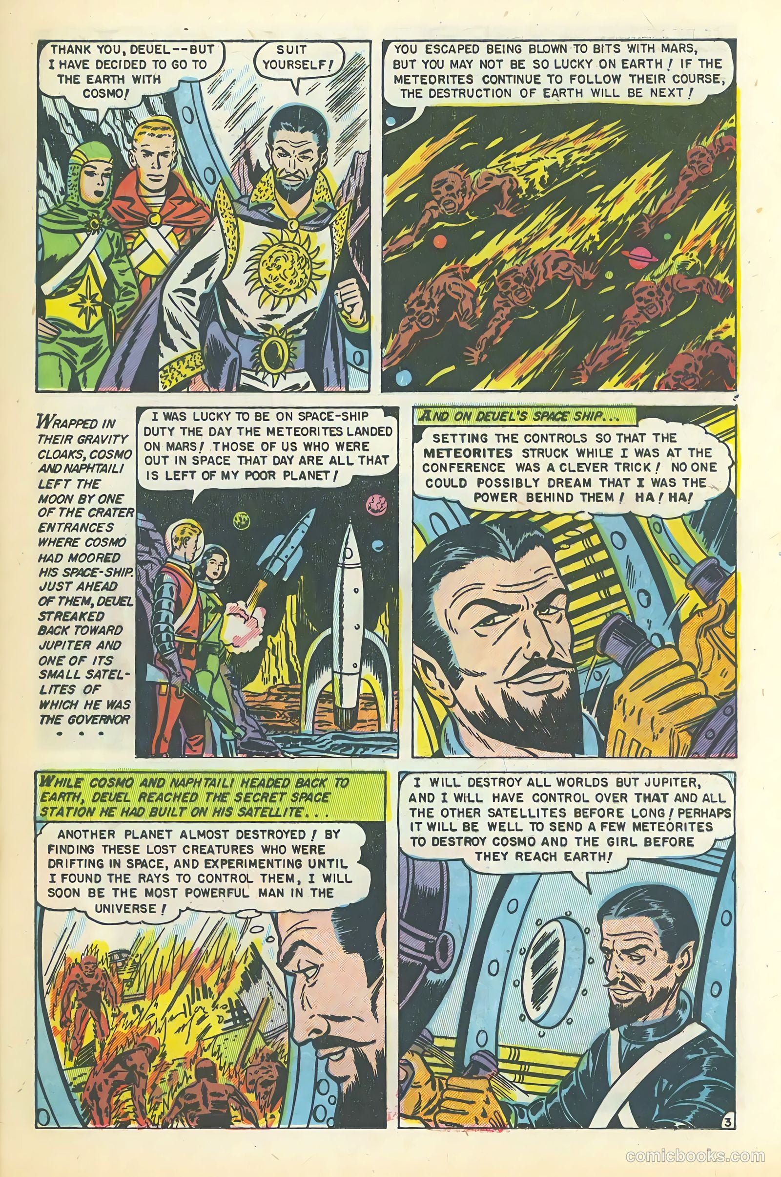 Space Action #3 (1952) — page 21 of 36