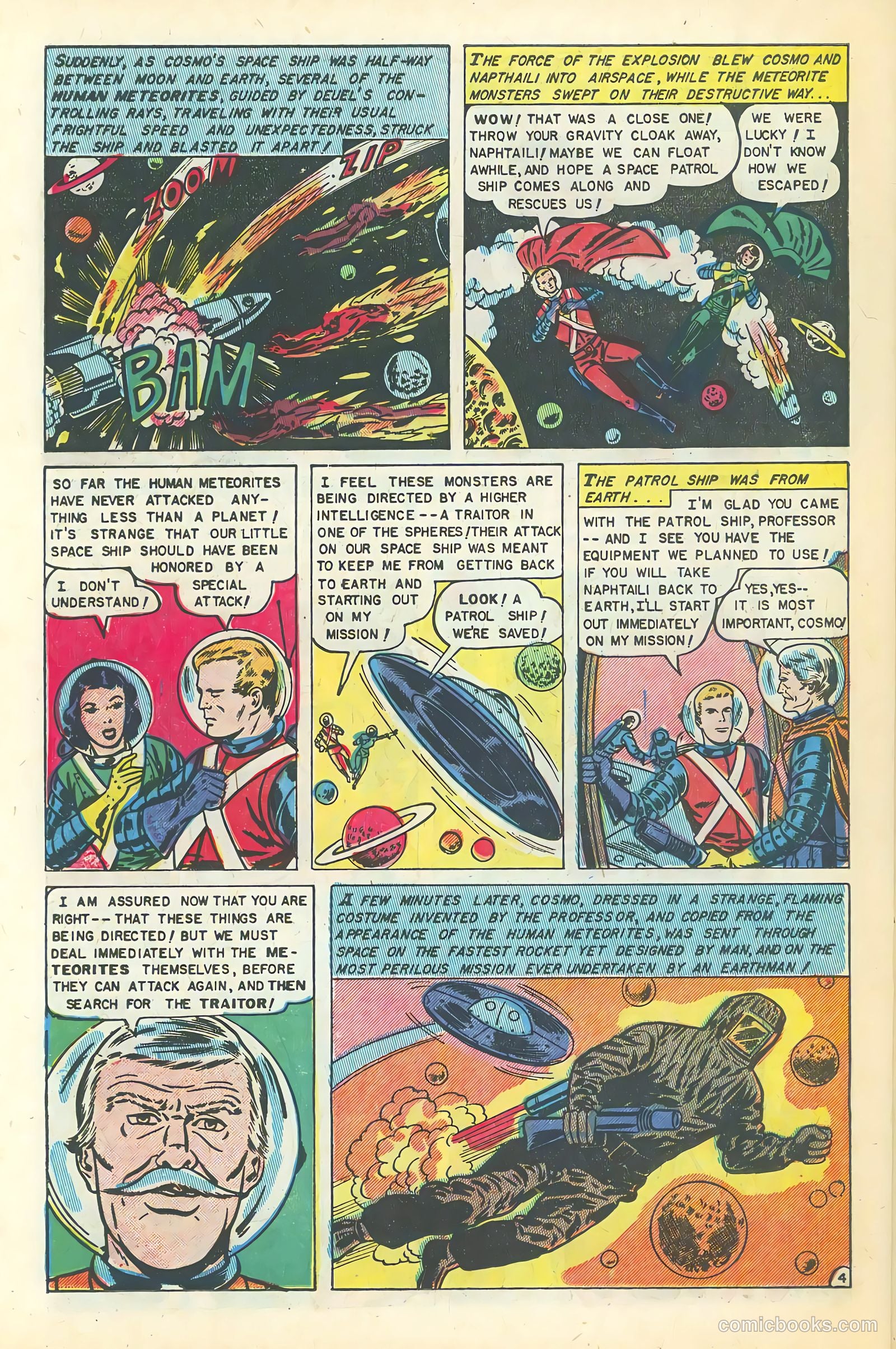 Space Action #3 (1952) — page 22 of 36