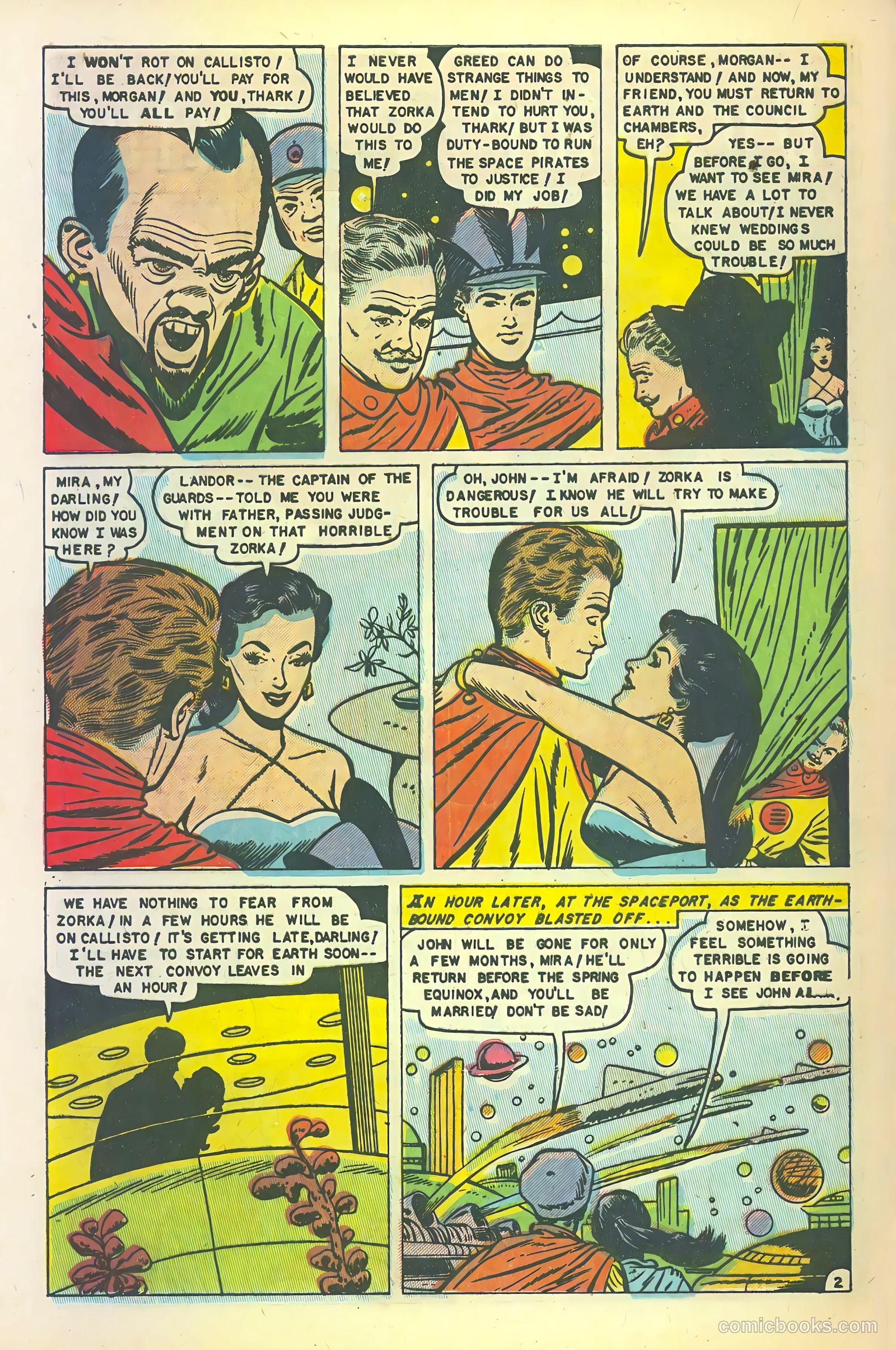 Space Action #3 (1952) — page 28 of 36
