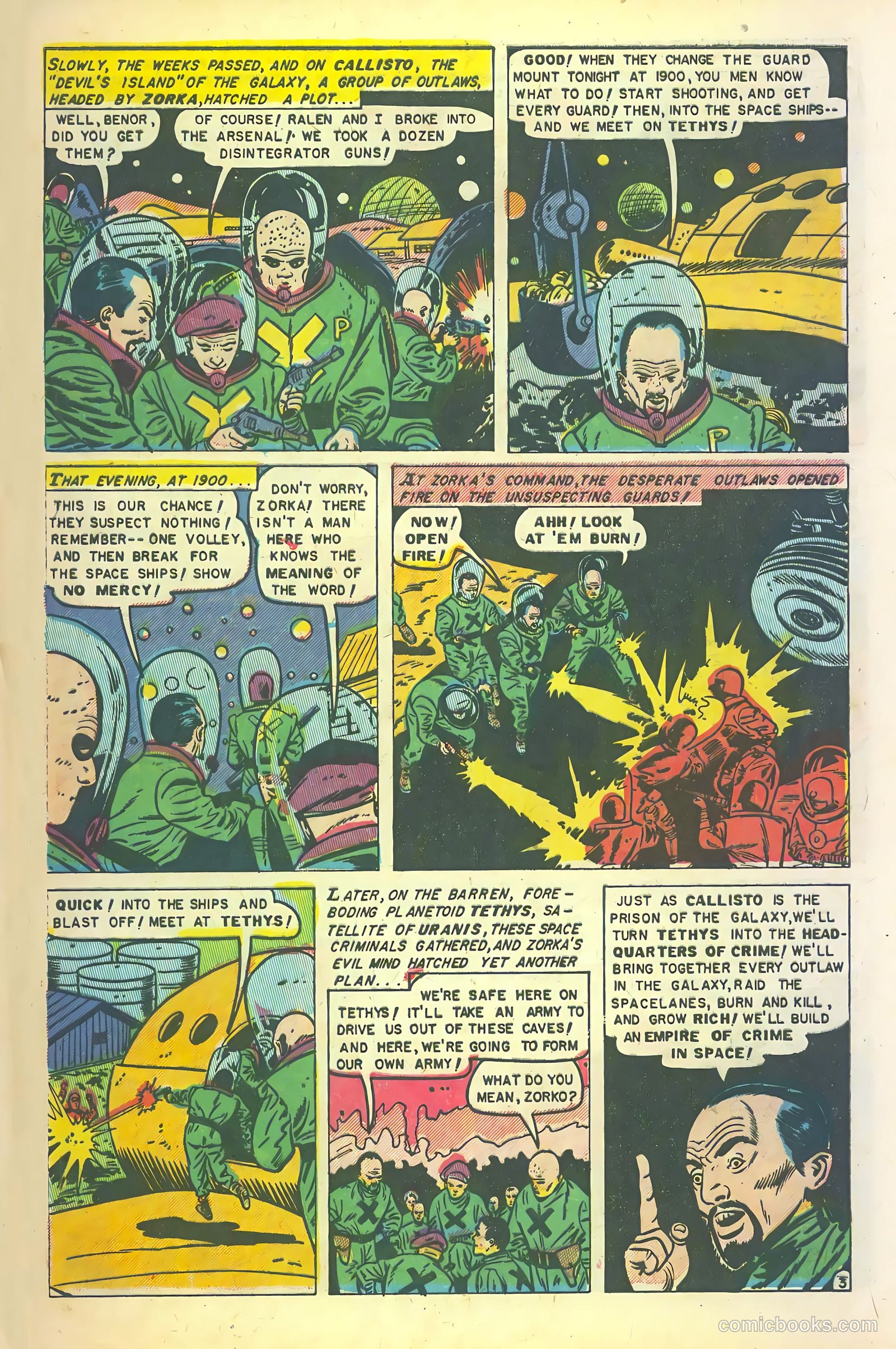 Space Action #3 (1952) — page 29 of 36