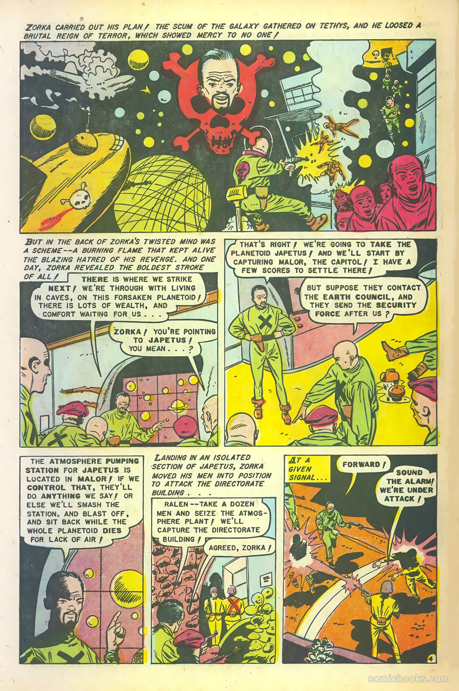 Space Action #3 (1952) — page 30 of 36