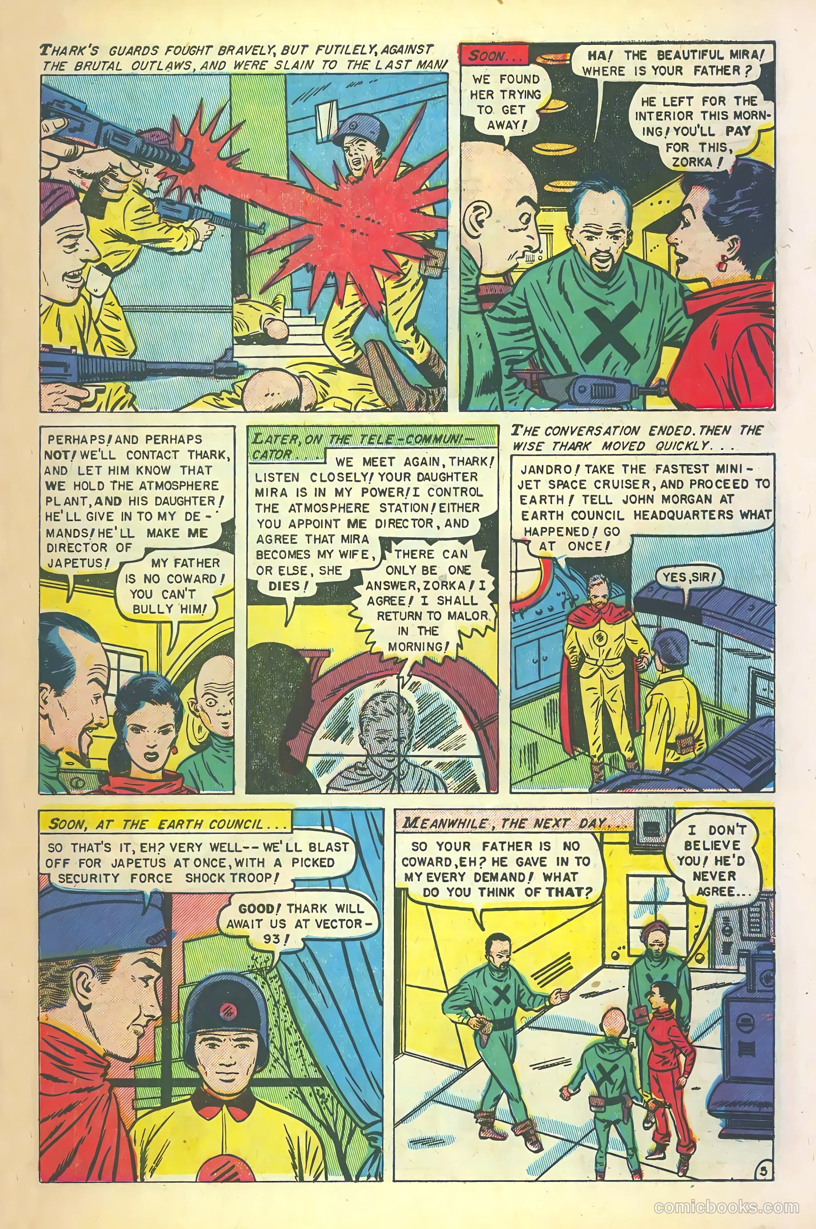 Space Action #3 (1952) — page 31 of 36