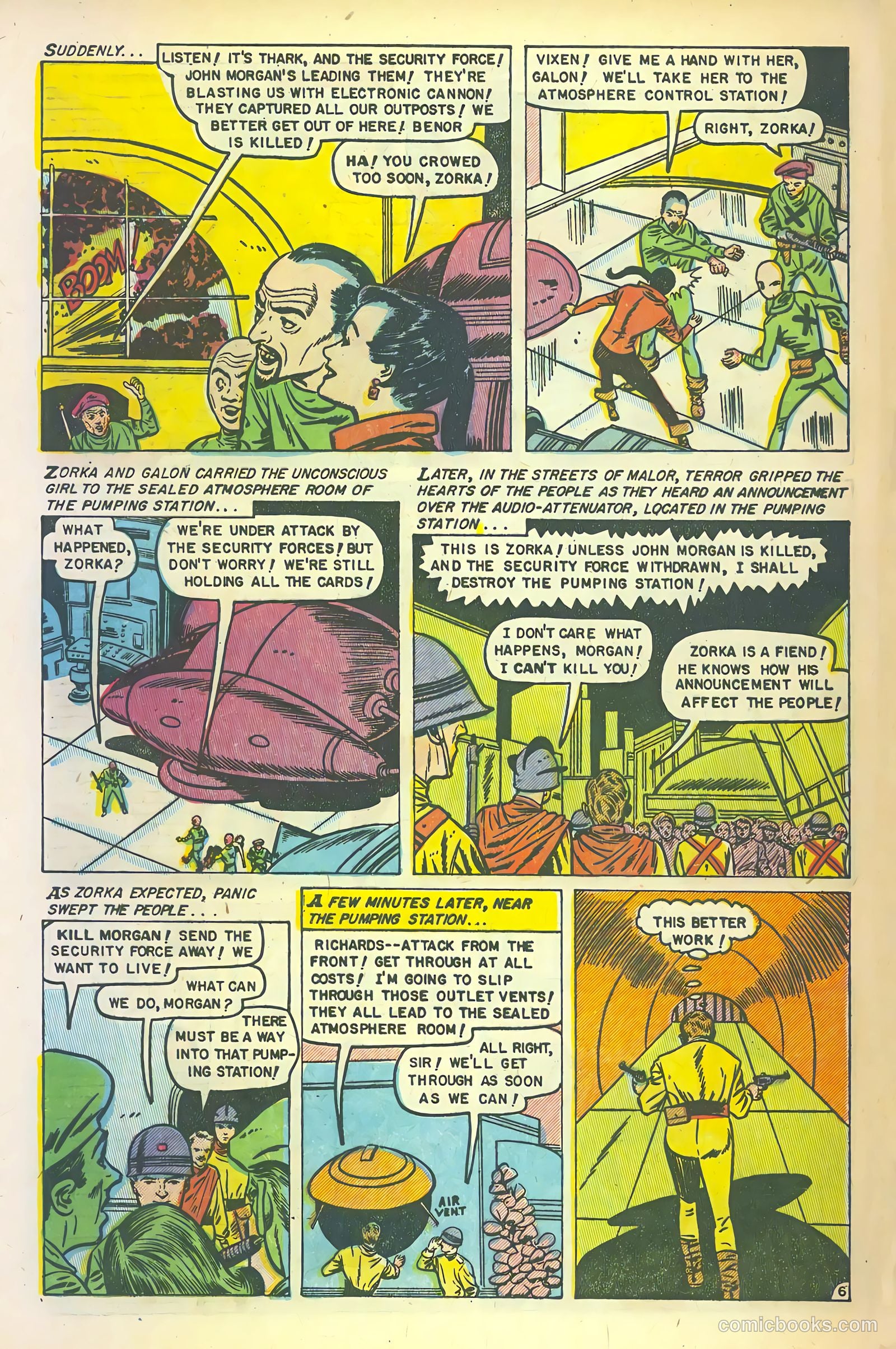 Space Action #3 (1952) — page 32 of 36