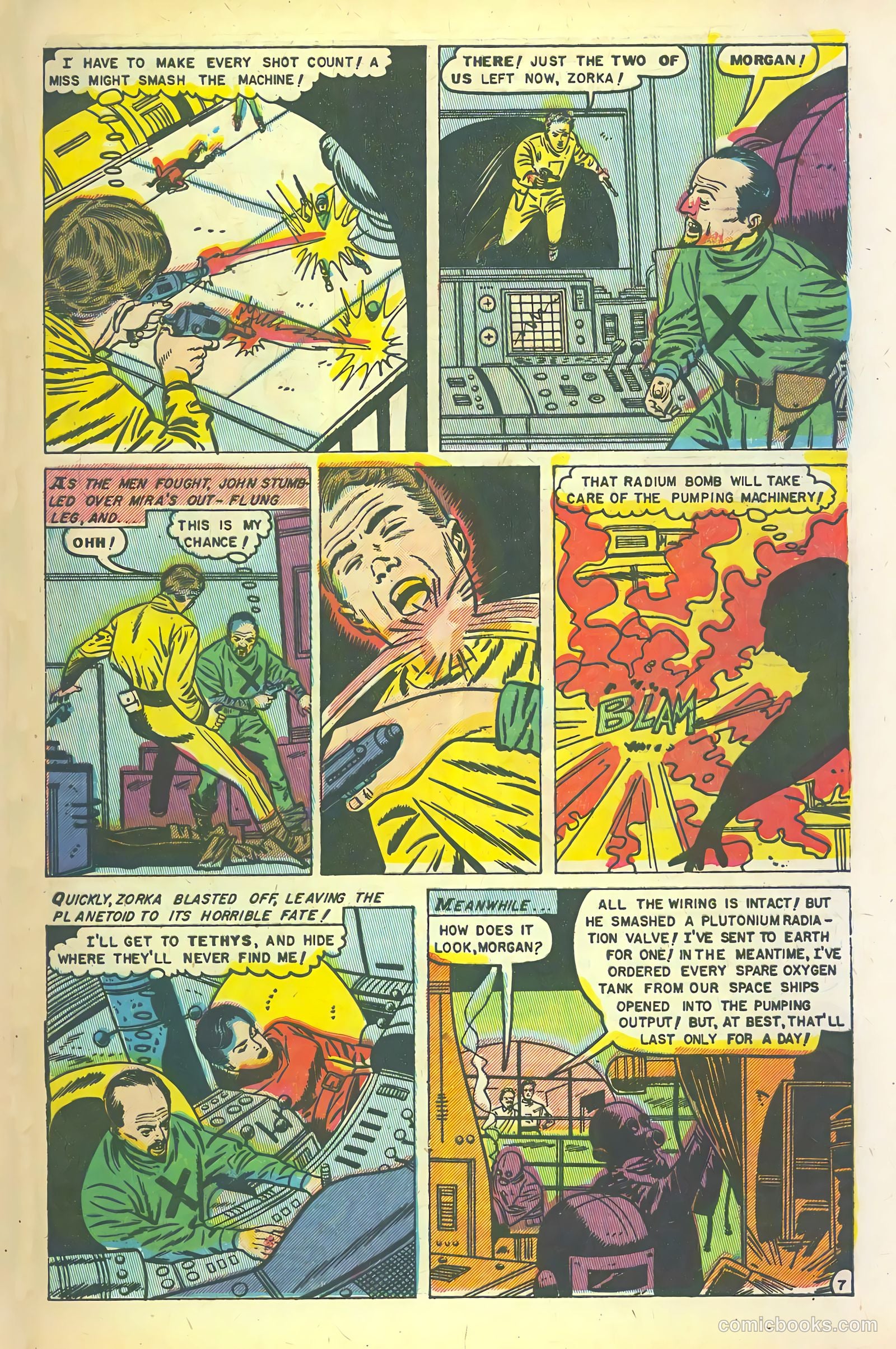 Space Action #3 (1952) — page 33 of 36