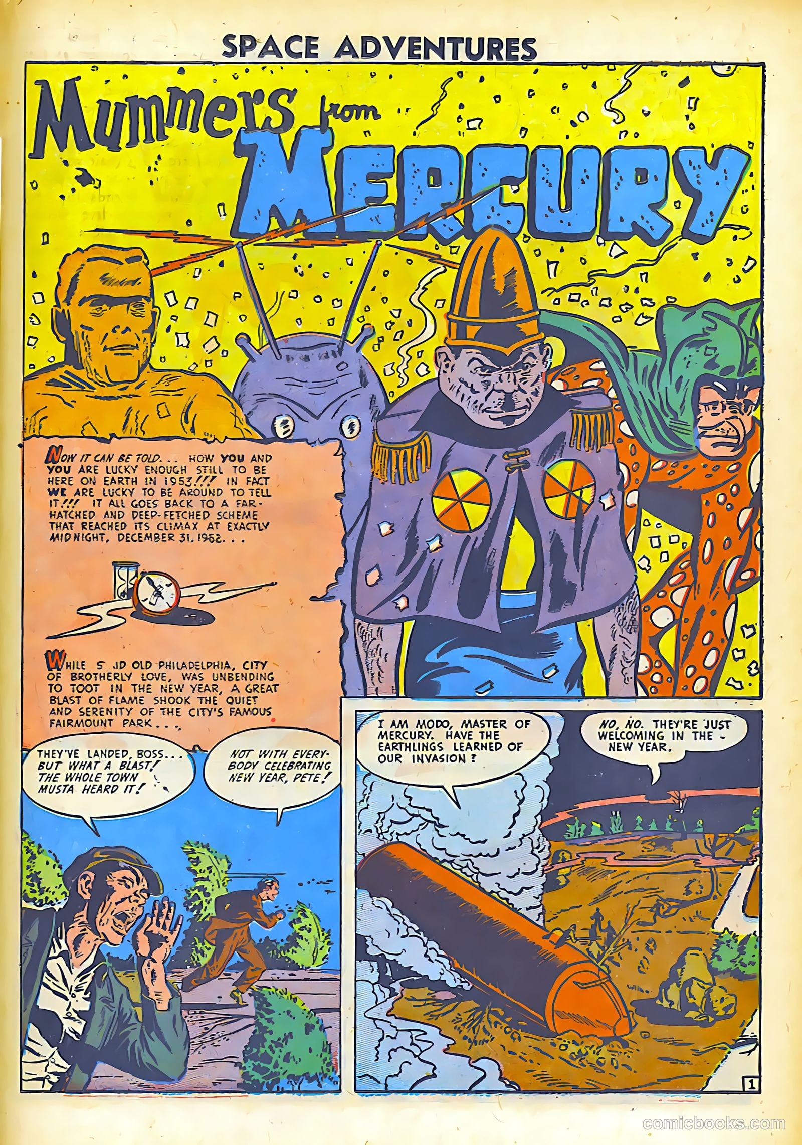 Space Adventures #1 (1952) — page 22 of 35