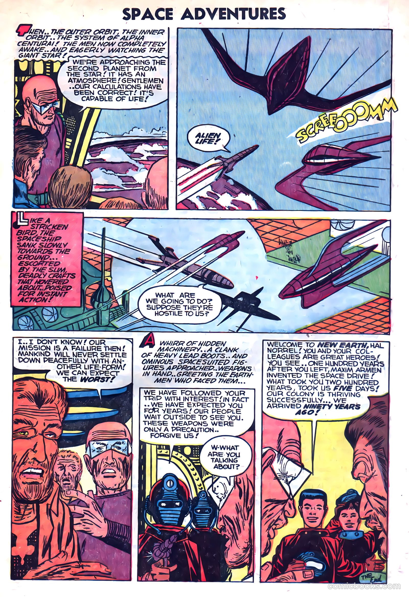 Space Adventures #10 (1954) — page 15 of 36