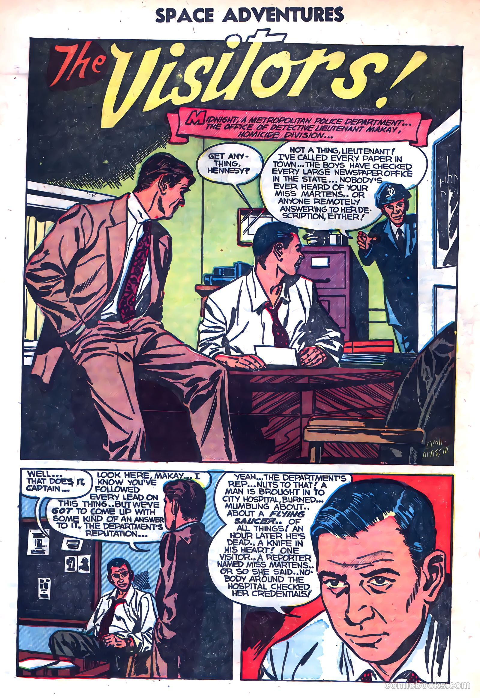 Space Adventures #10 (1954) — page 18 of 36
