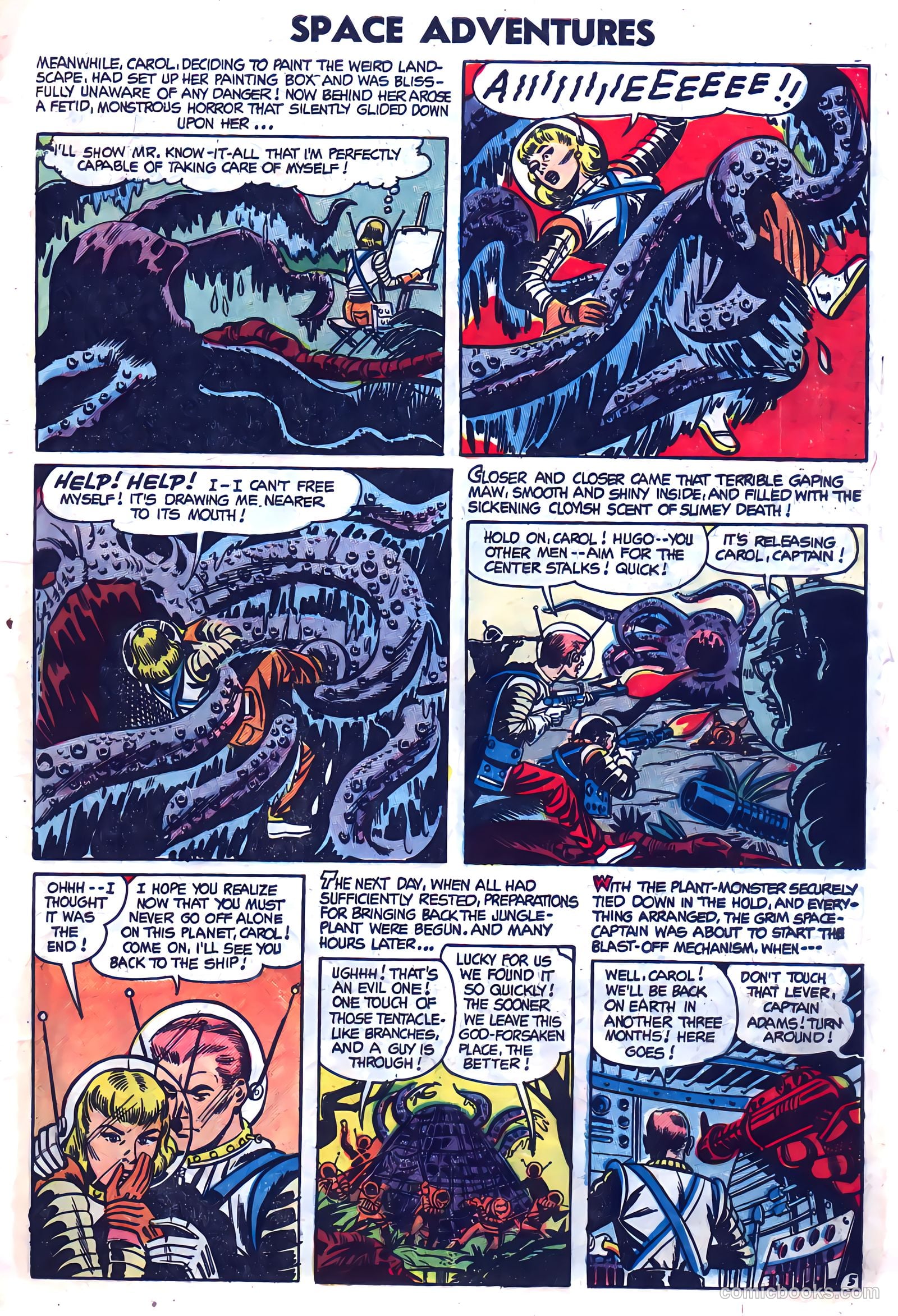 Space Adventures #11 (1954) — page 7 of 36