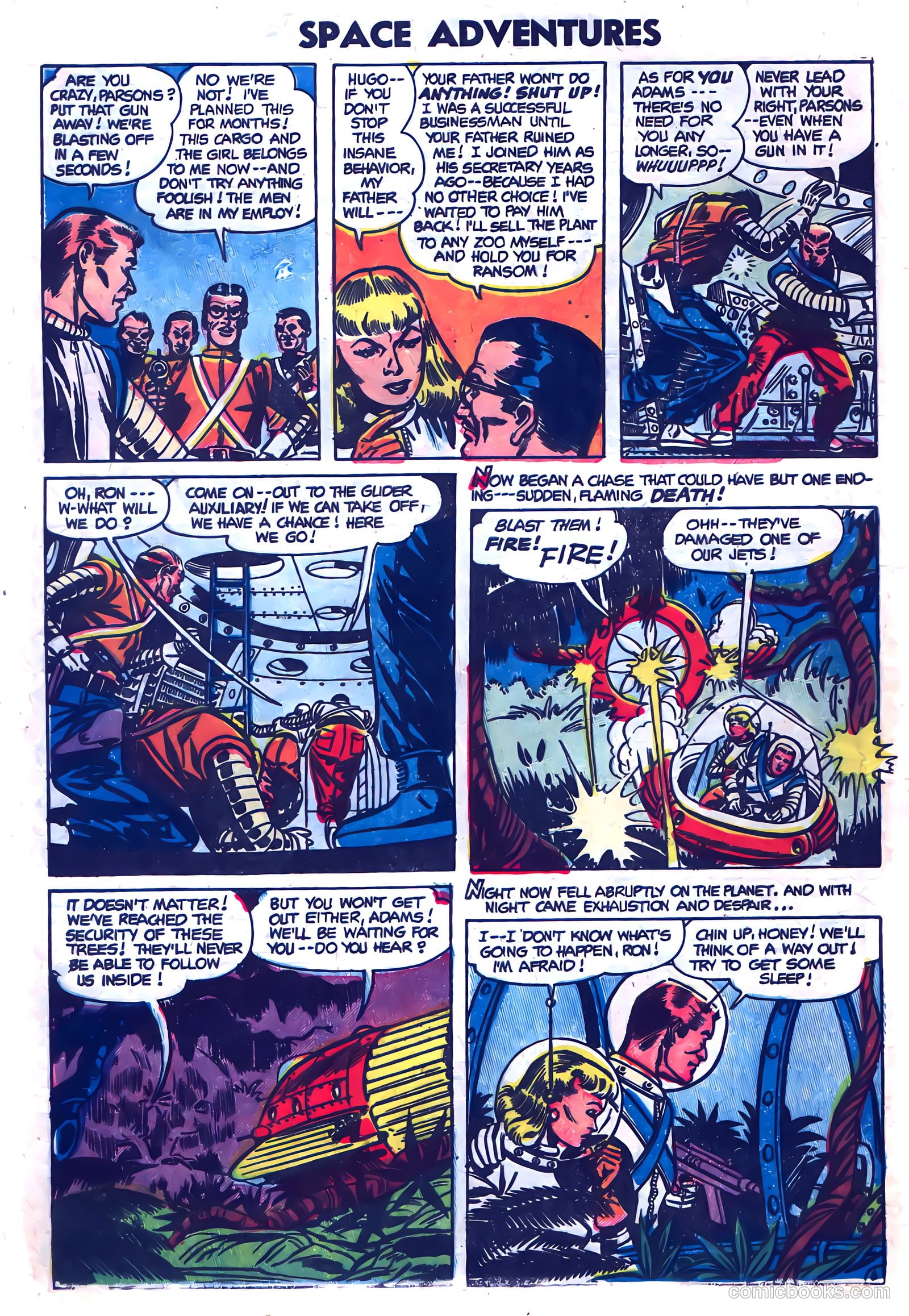 Space Adventures #11 (1954) — page 8 of 36