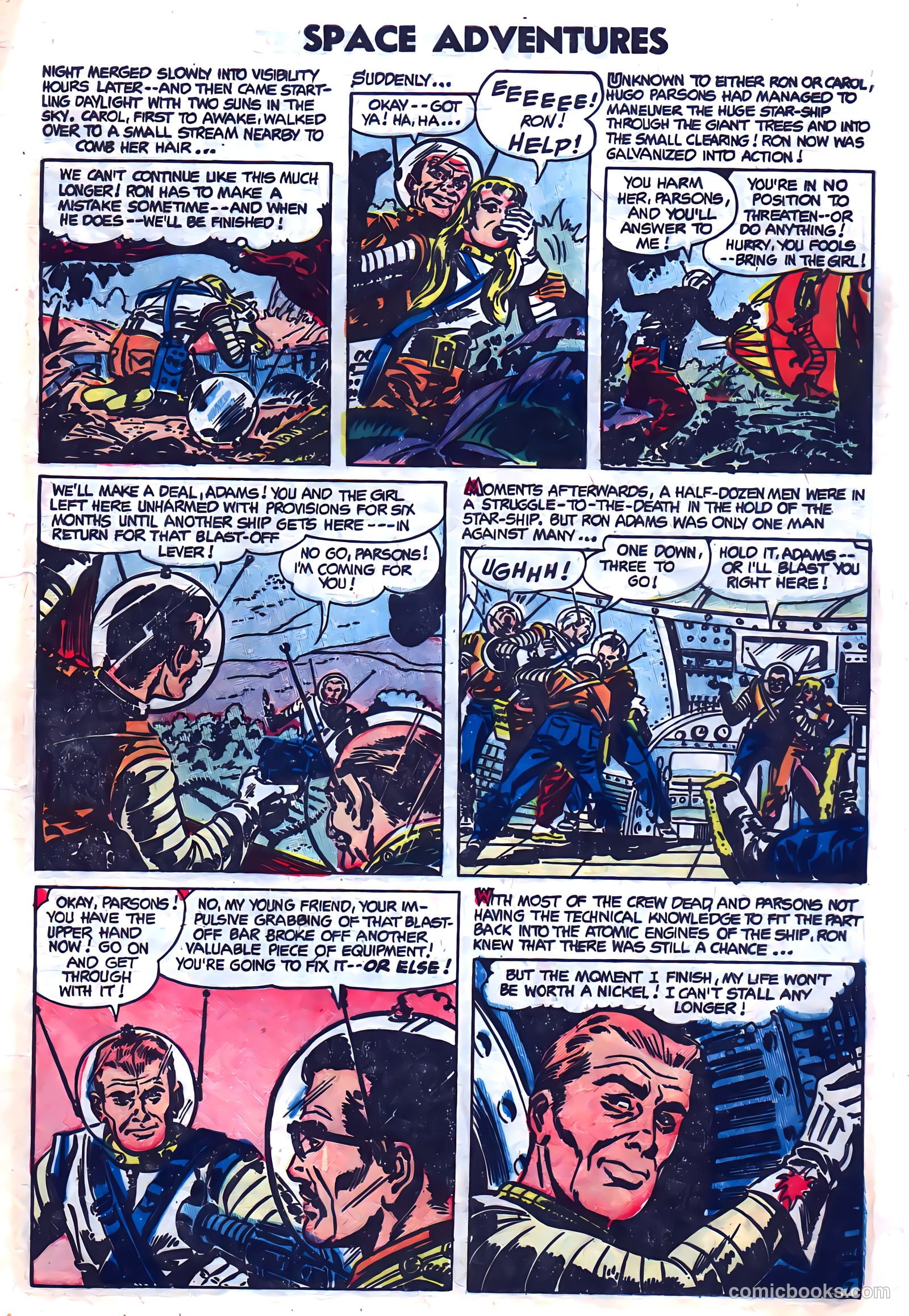 Space Adventures #11 (1954) — page 9 of 36