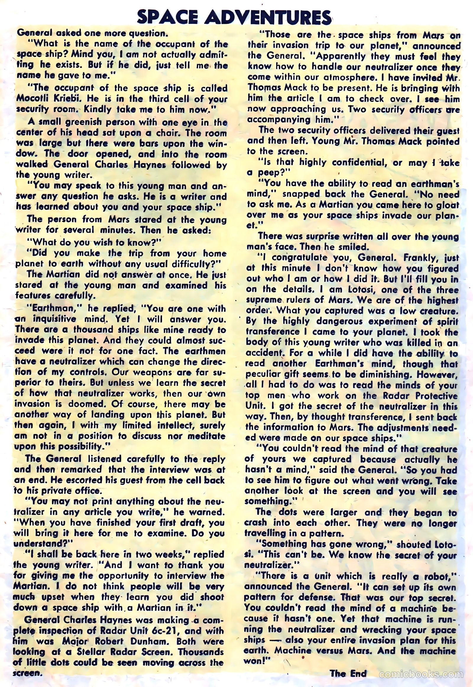 Space Adventures #11 (1954) — page 17 of 36