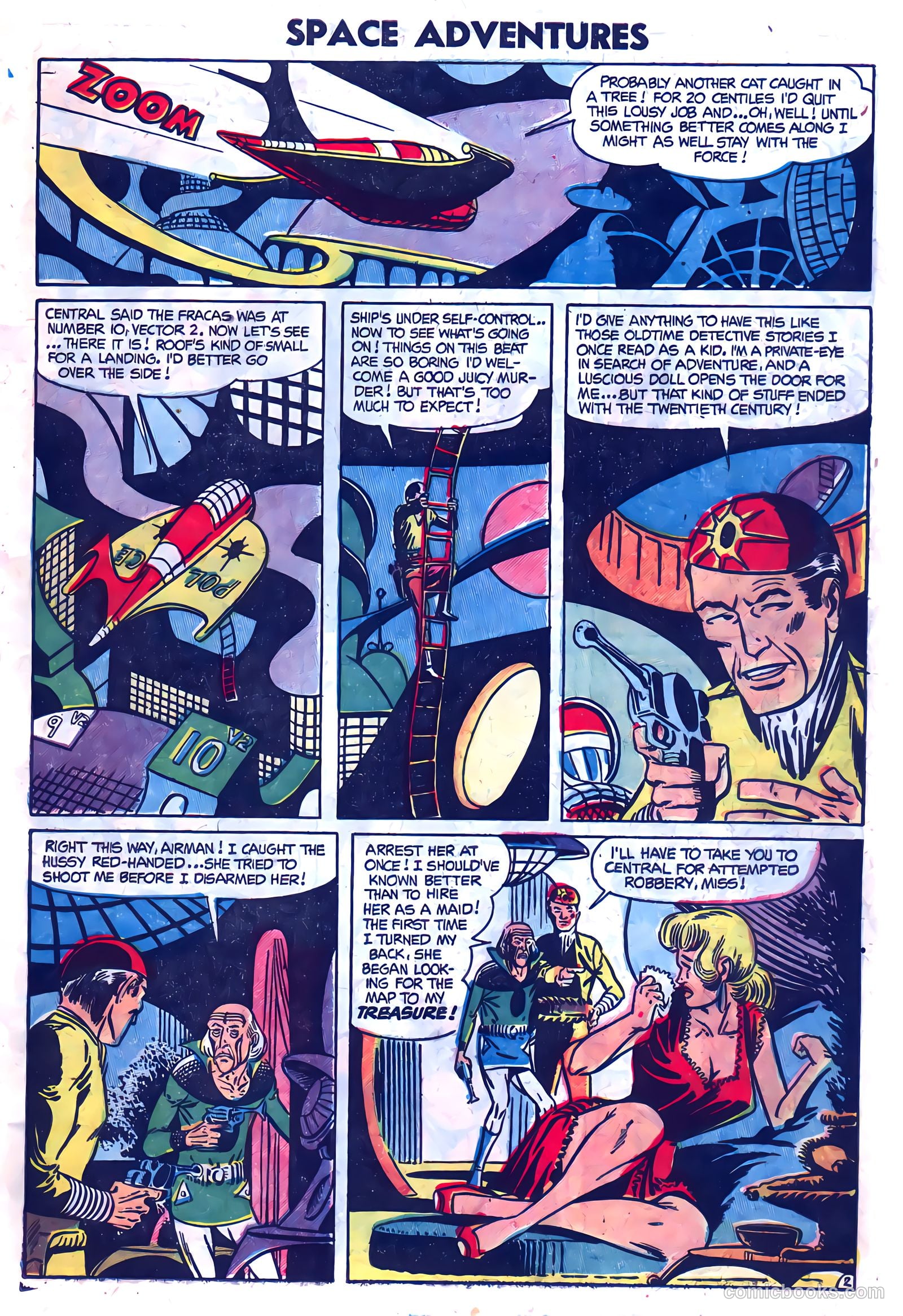 Space Adventures #11 (1954) — page 19 of 36
