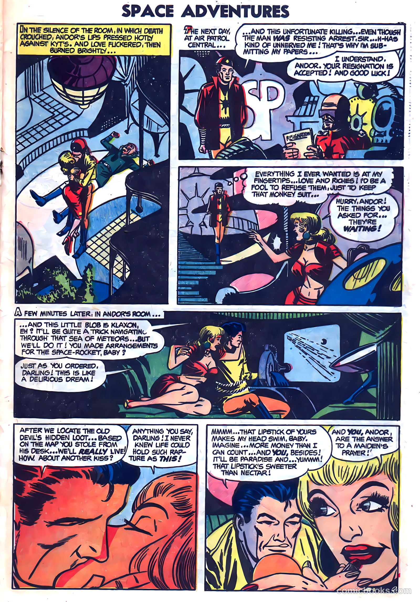 Space Adventures #11 (1954) — page 21 of 36