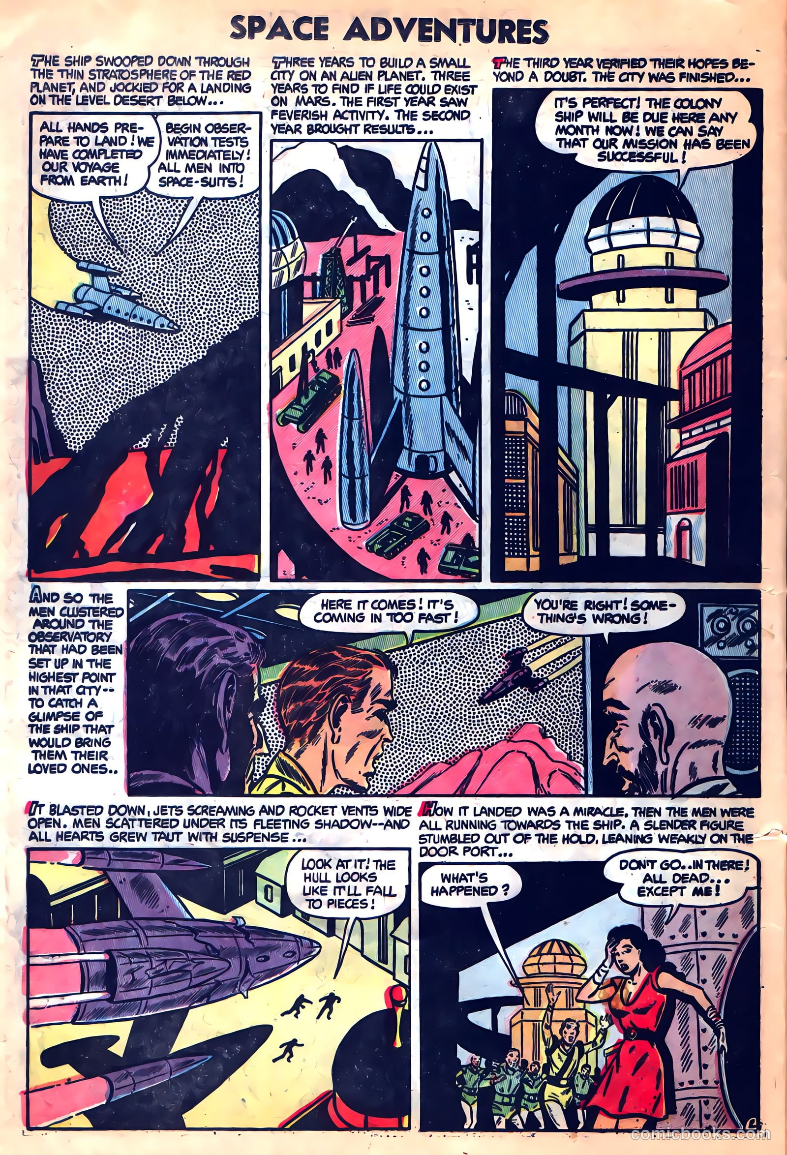 Space Adventures #12 (1954) — page 16 of 36