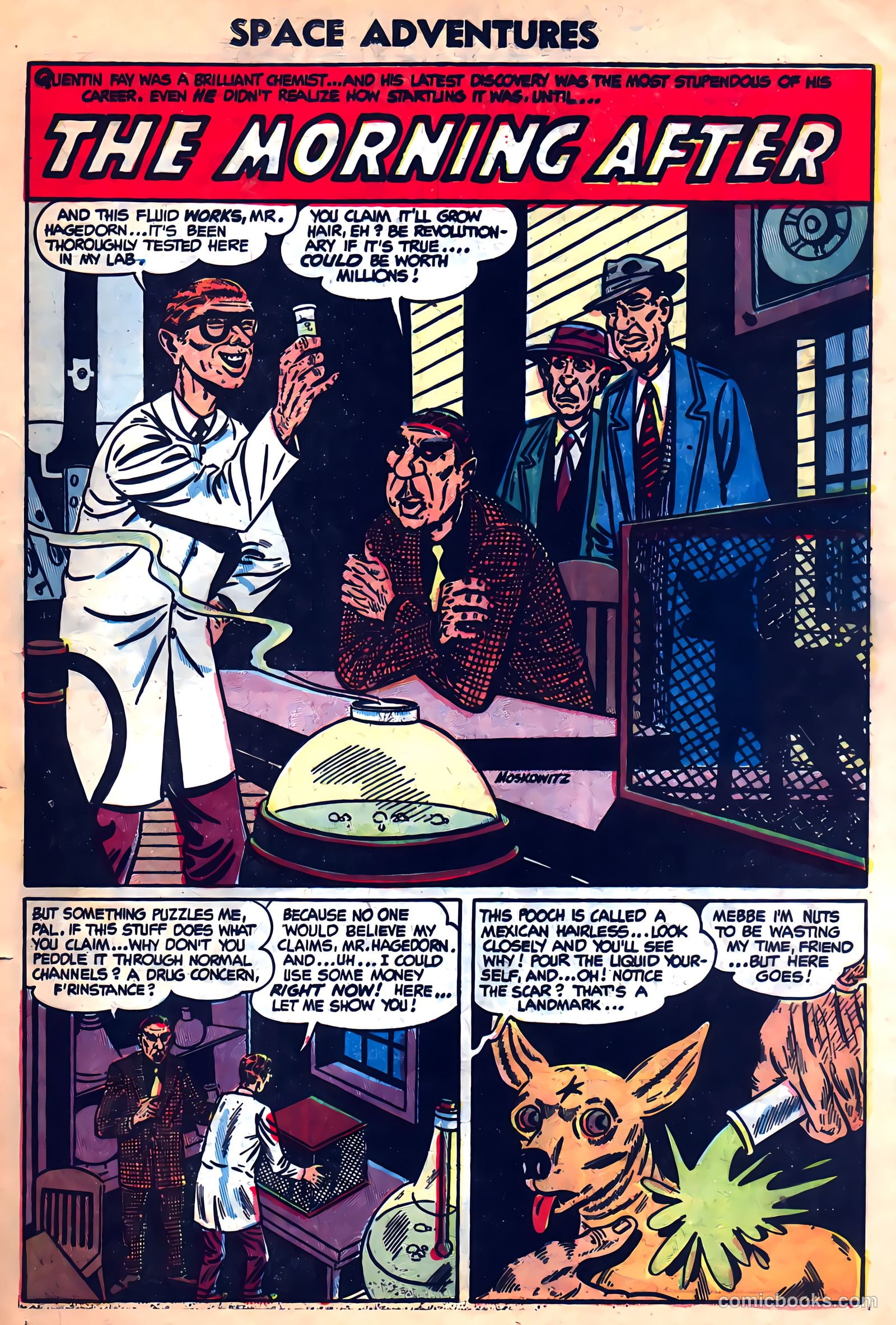 Space Adventures #12 (1954) — page 21 of 36
