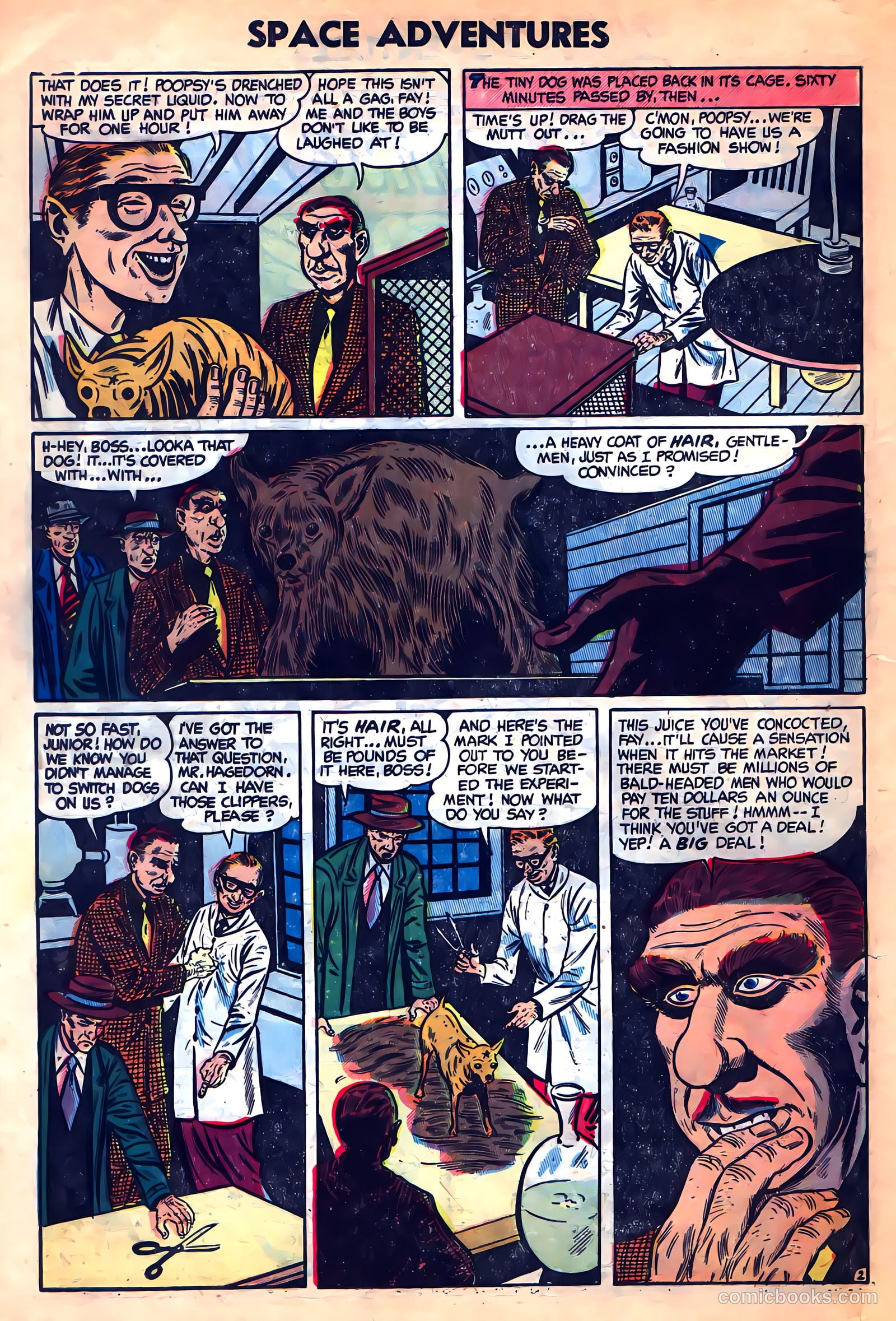 Space Adventures #12 (1954) — page 22 of 36