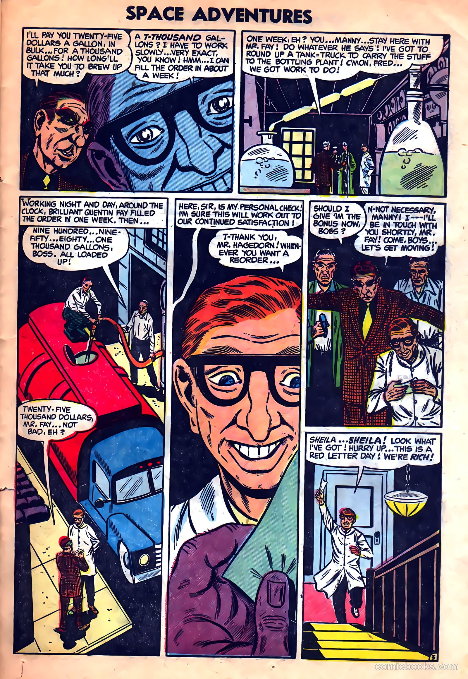 Space Adventures #12 (1954) — page 23 of 36