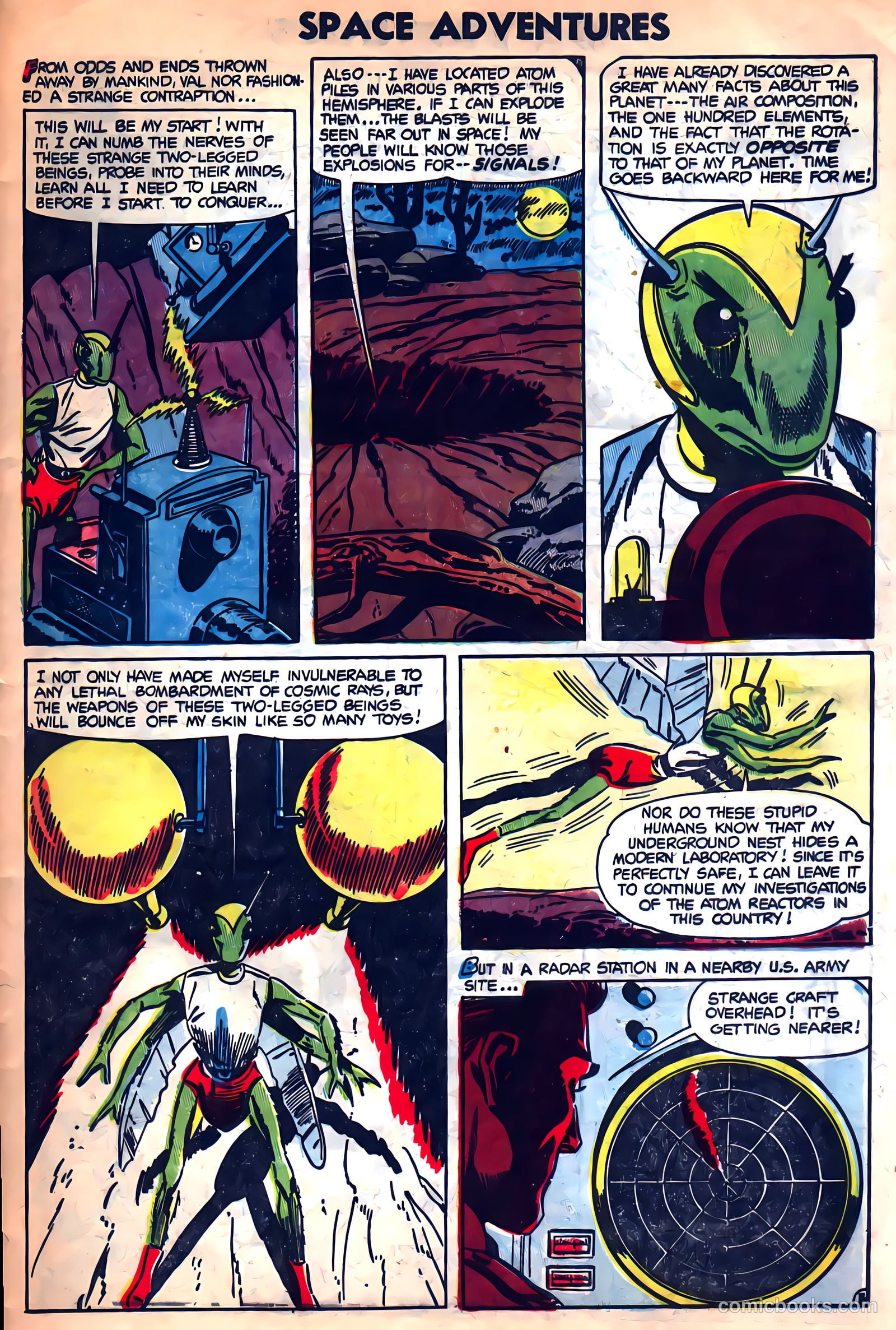 Space Adventures #12 (1954) — page 29 of 36