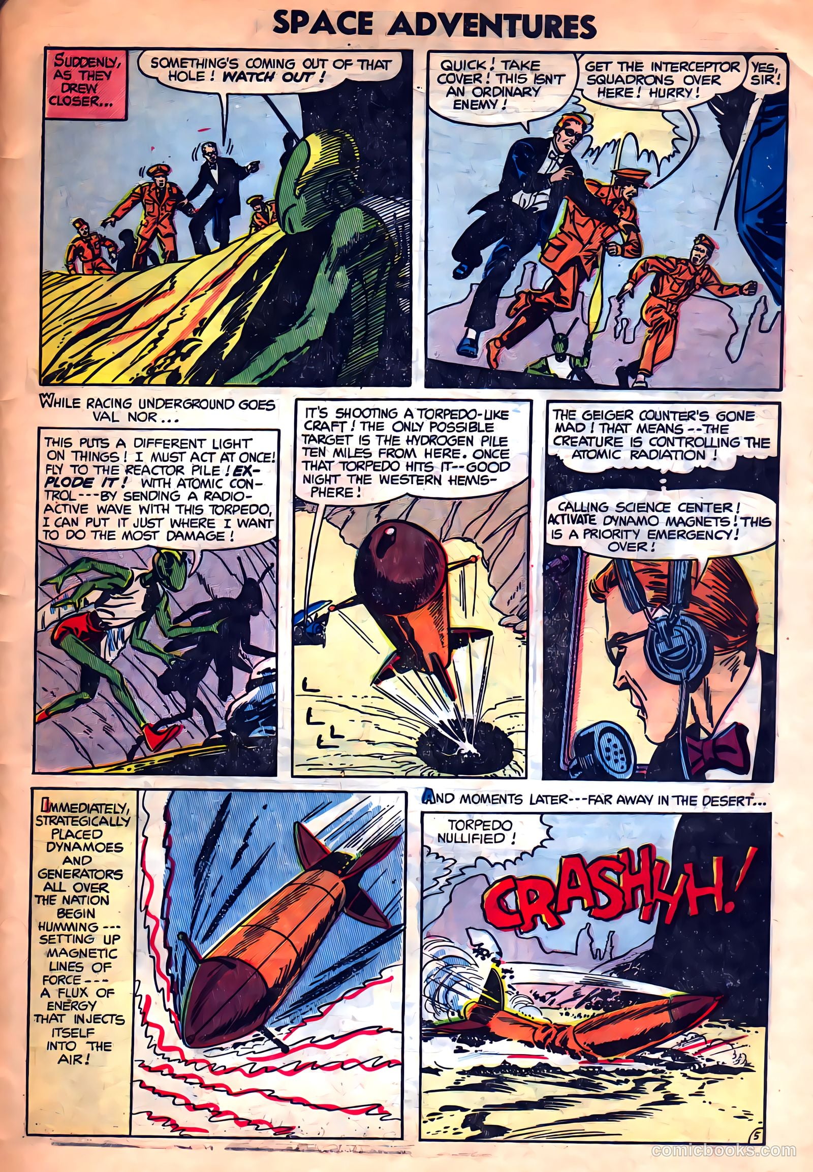 Space Adventures #12 (1954) — page 31 of 36