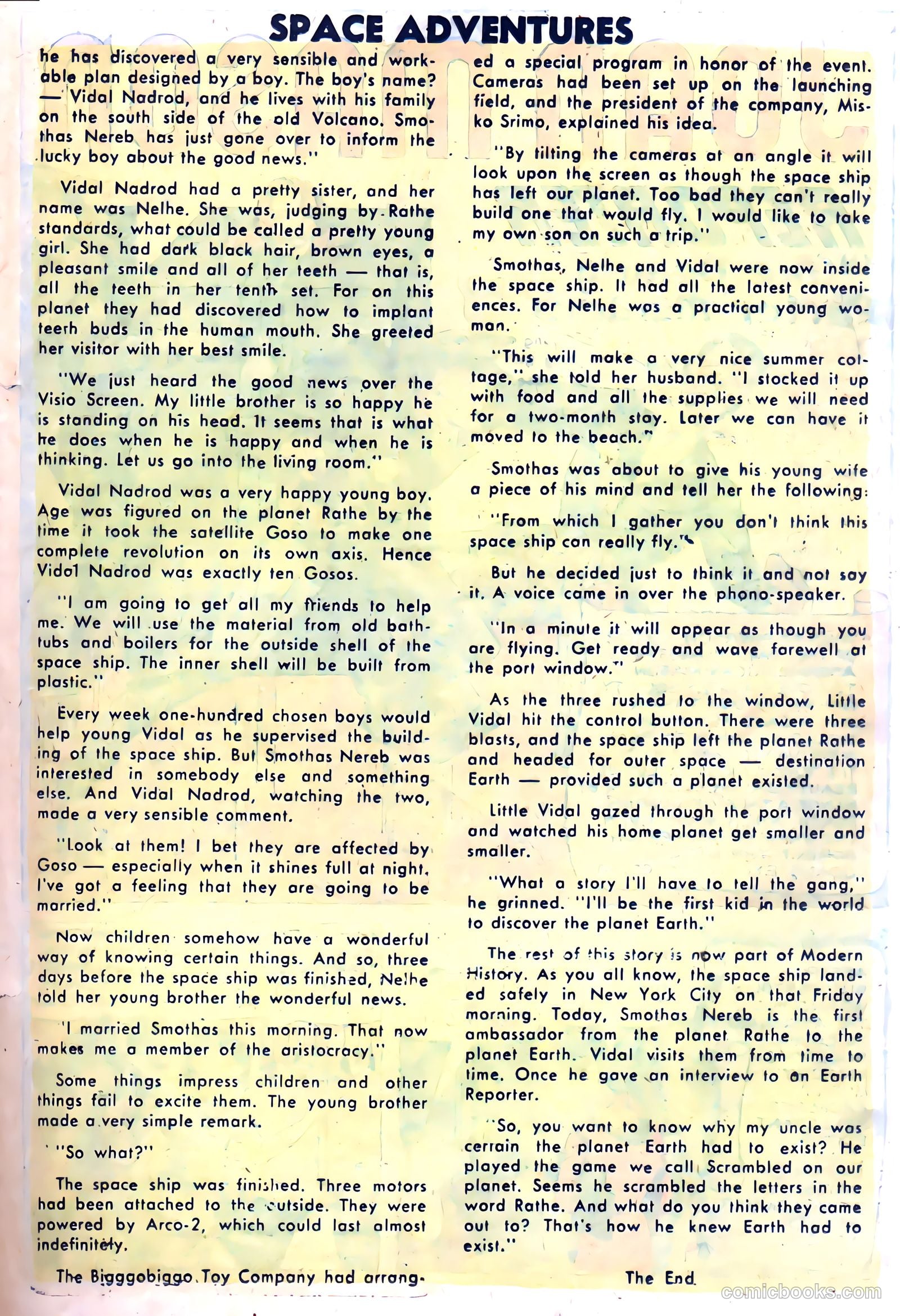 Space Adventures #13 (1954) — page 19 of 36