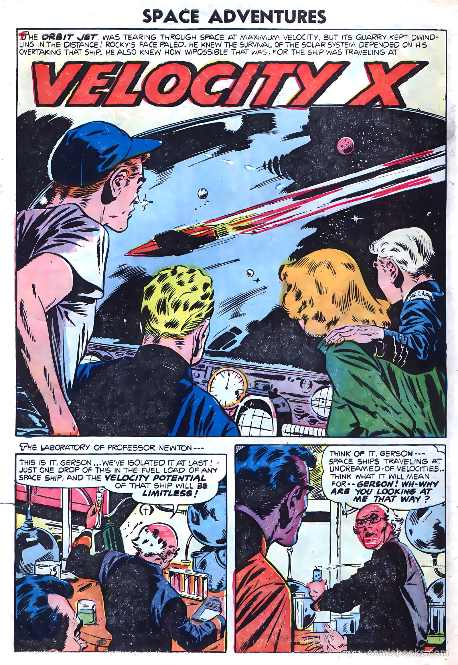 Space Adventures #15 (1955) — page 7 of 36