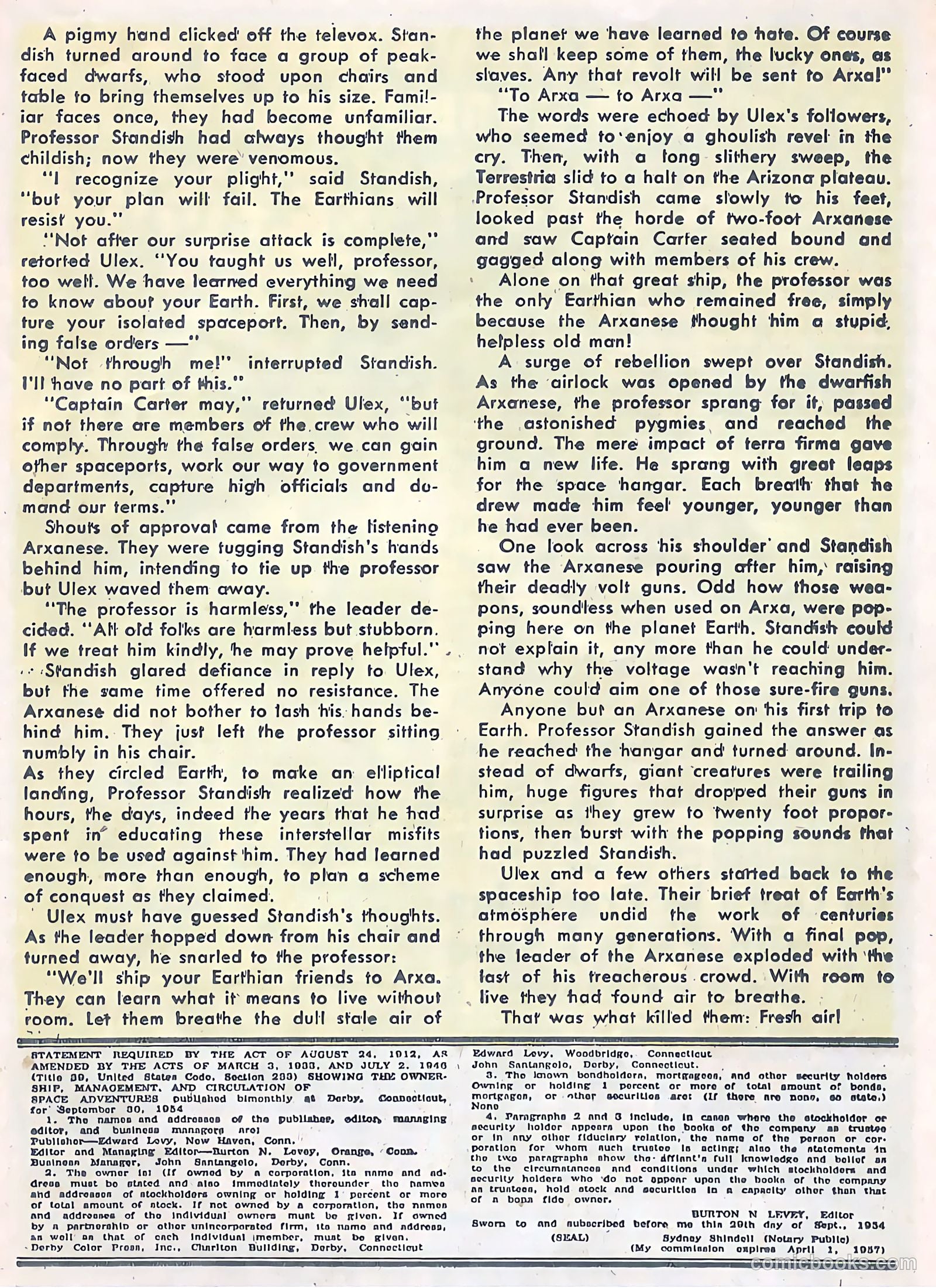 Space Adventures #16 (1955) — page 21 of 36