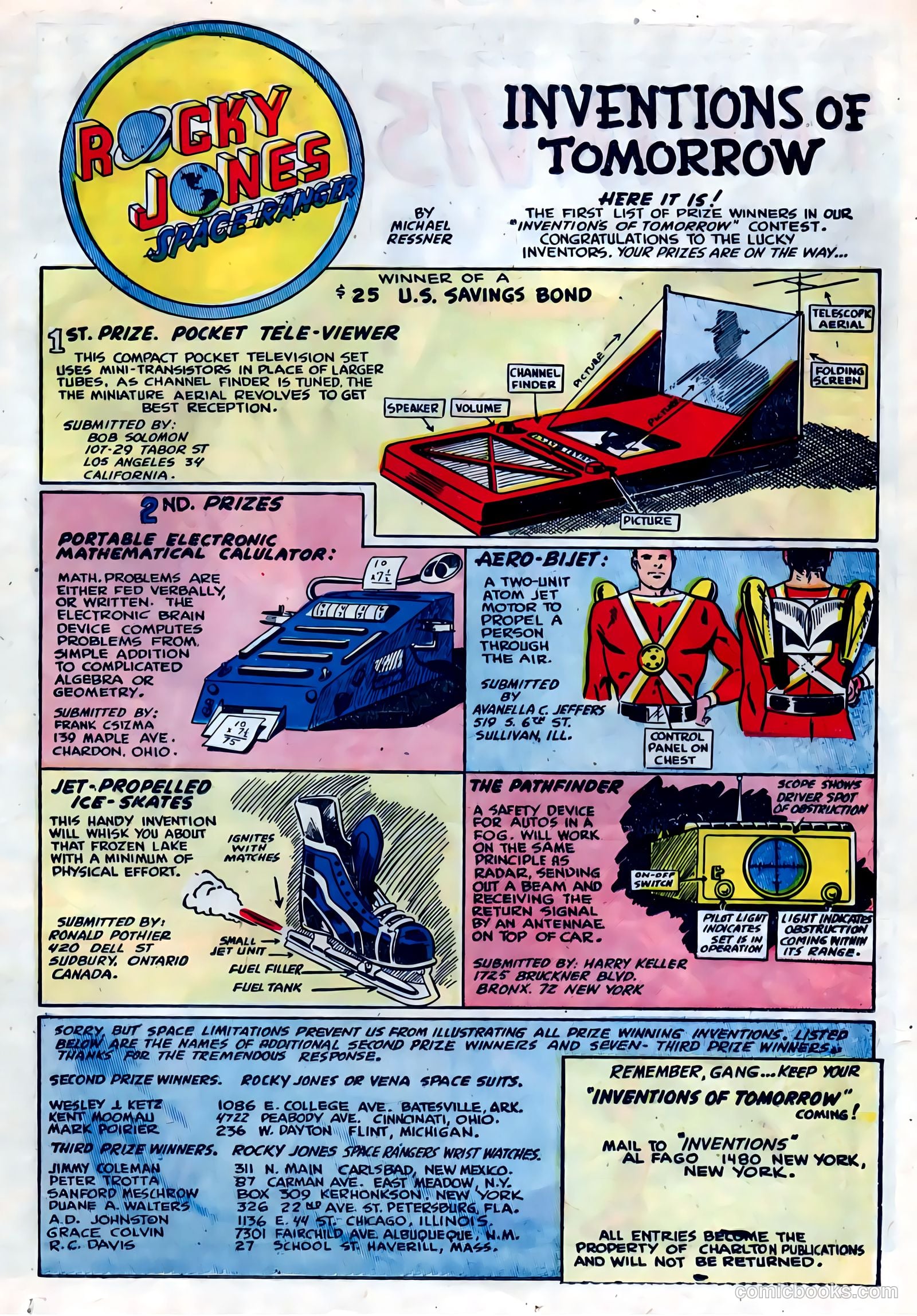 Space Adventures #17 (1955) — page 23 of 36