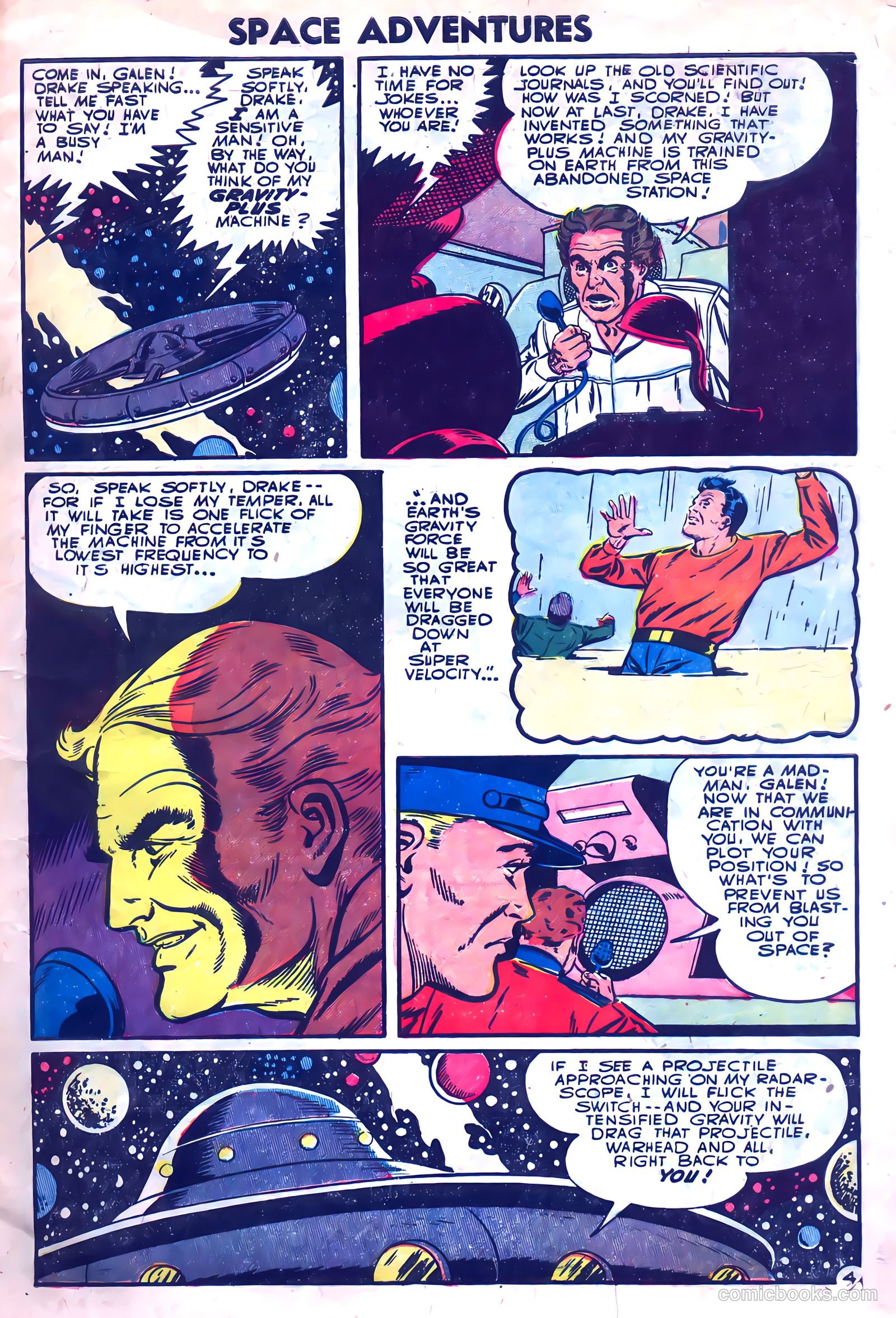 Space Adventures #18 (1955) — page 7 of 36