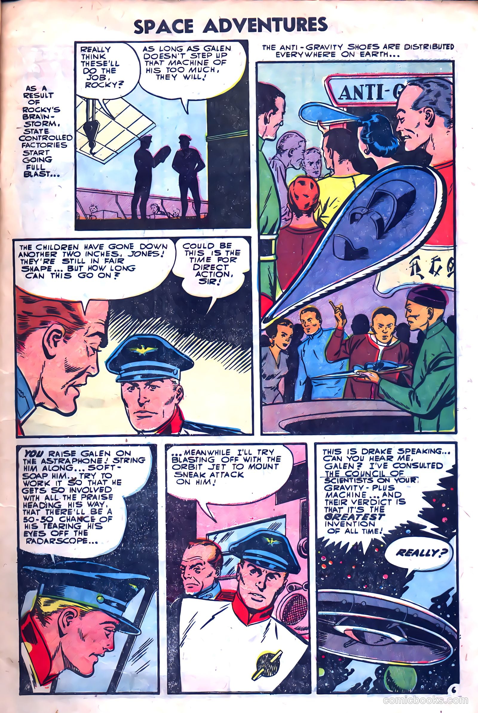 Space Adventures #18 (1955) — page 9 of 36