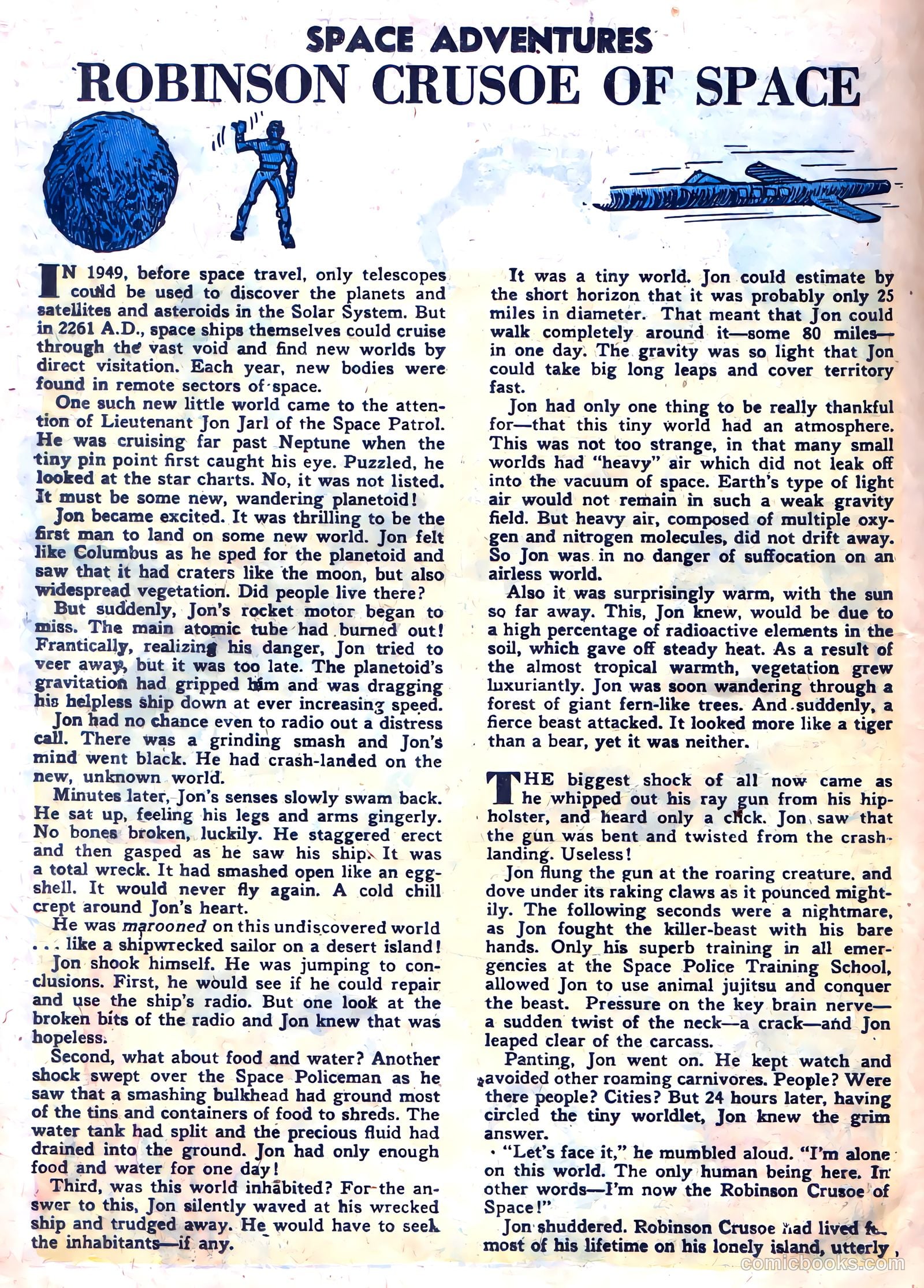 Space Adventures #18 (1955) — page 20 of 36
