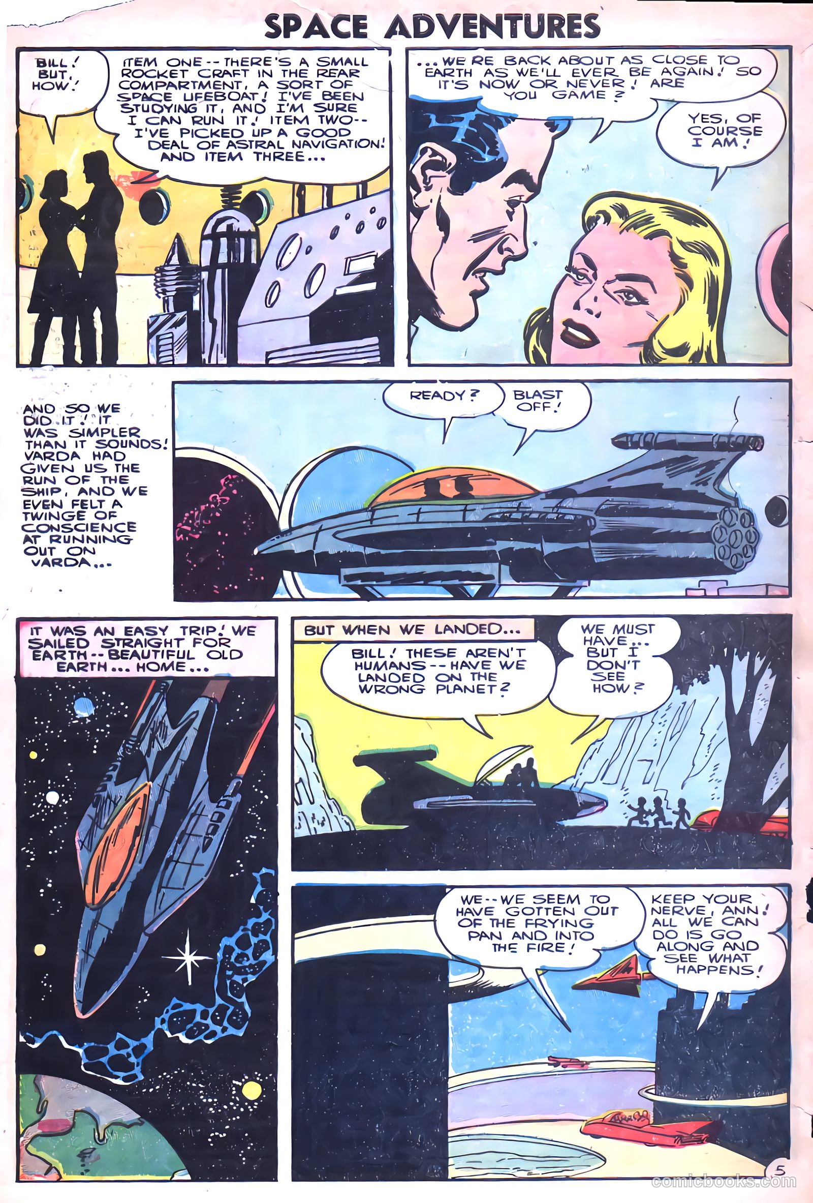 Space Adventures #19 (1955) — page 32 of 36