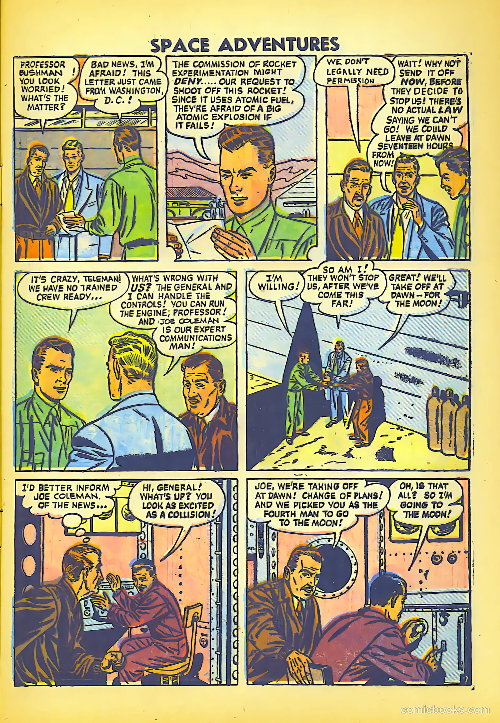 Space Adventures #20 (1956) — page 9 of 36