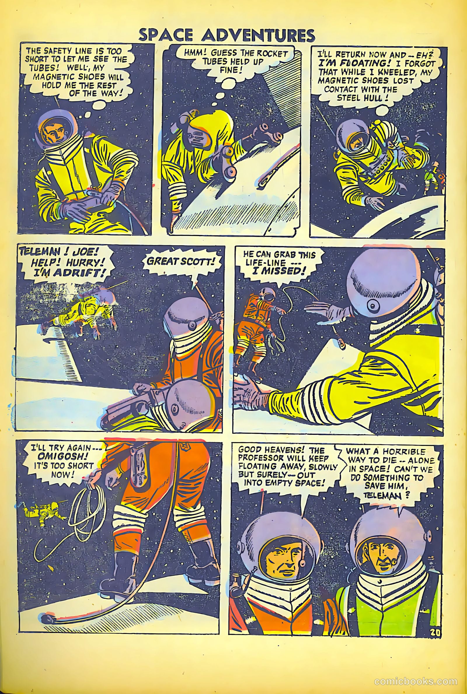 Space Adventures #20 (1956) — page 22 of 36