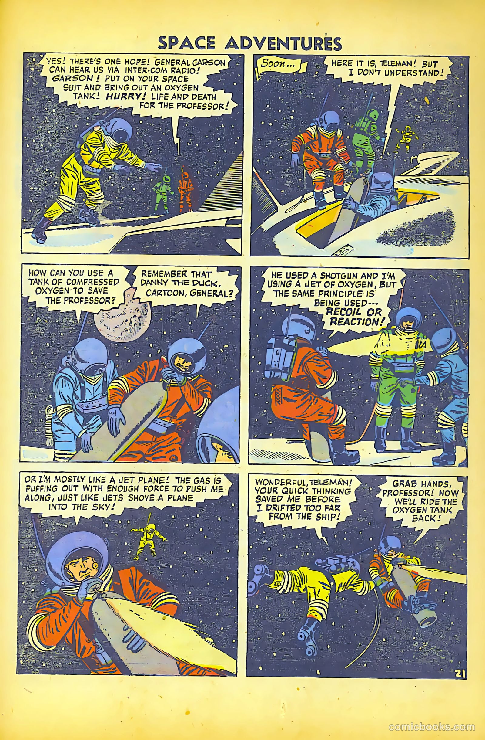 Space Adventures #20 (1956) — page 23 of 36