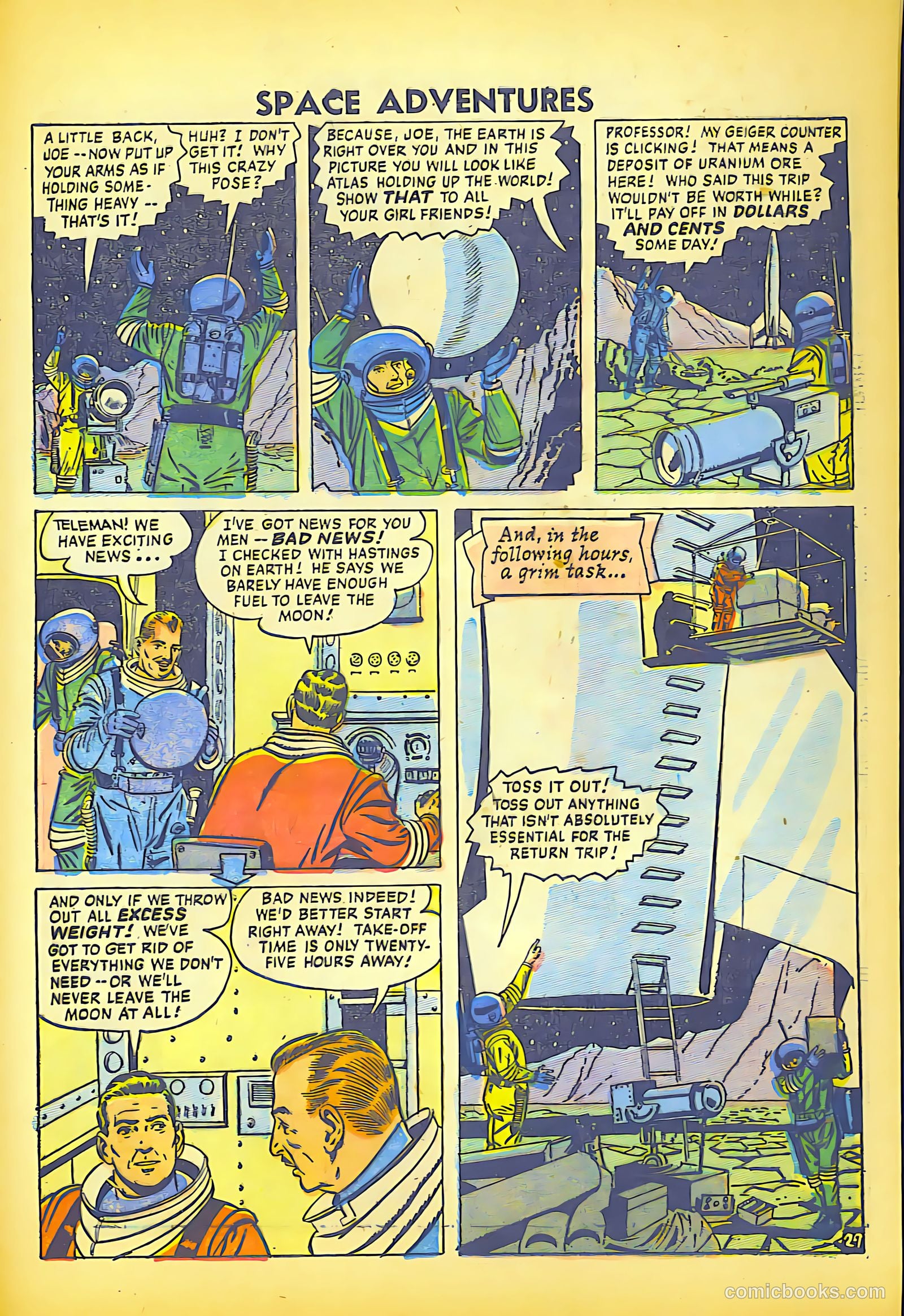Space Adventures #20 (1956) — page 29 of 36