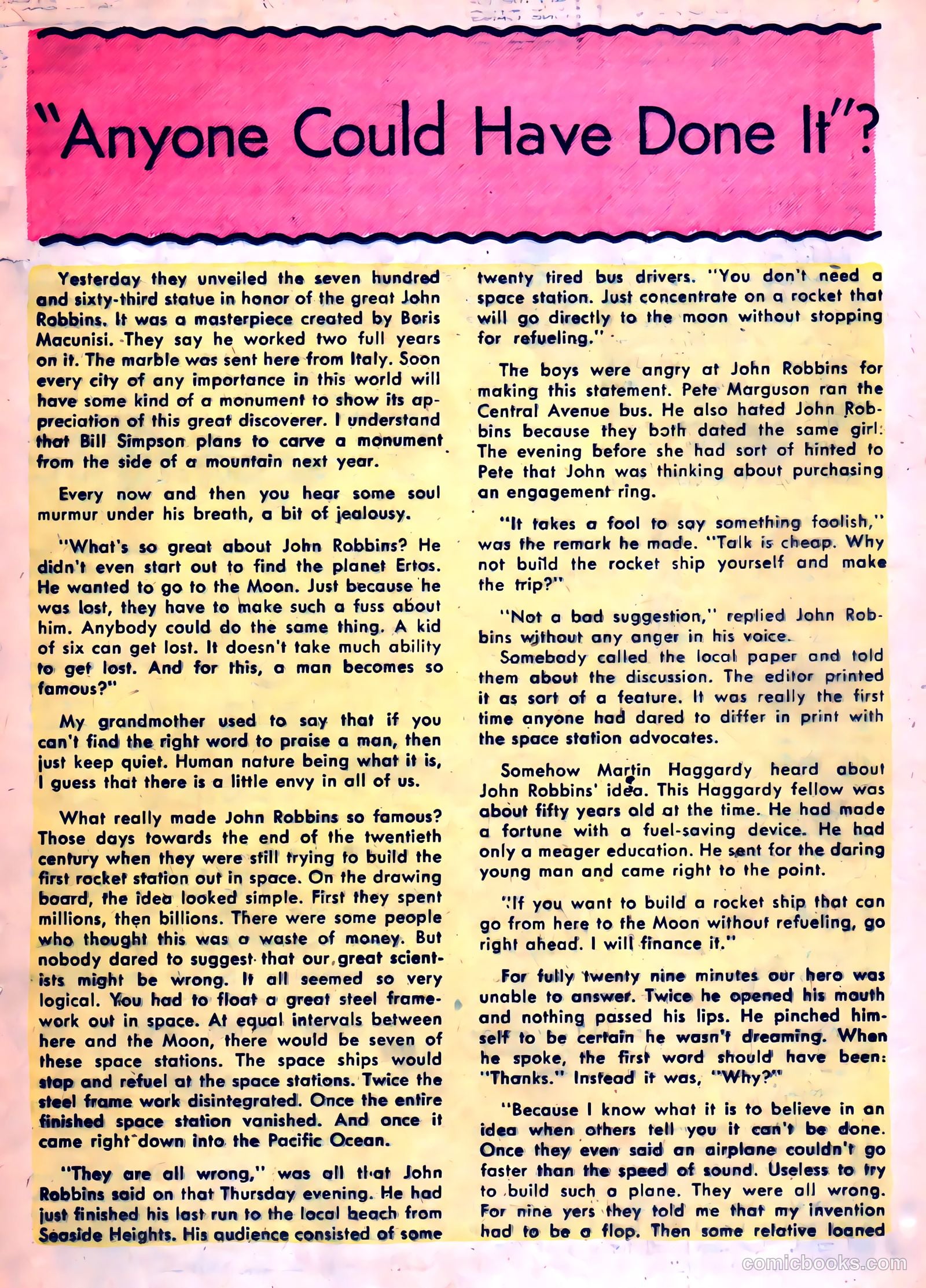 Space Adventures #21 (1956) — page 17 of 36