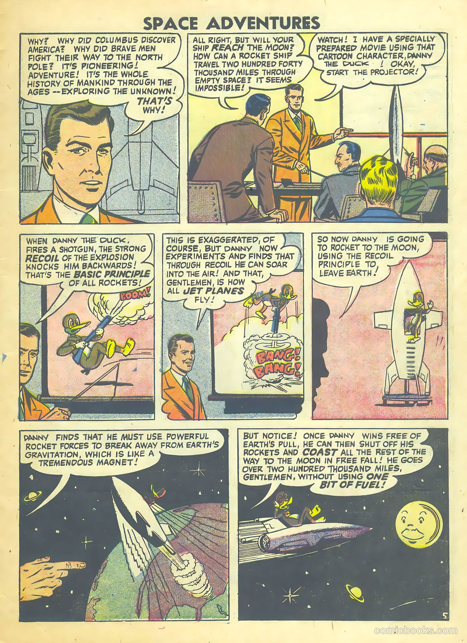 Space Adventures #23 (1958) — page 7 of 36