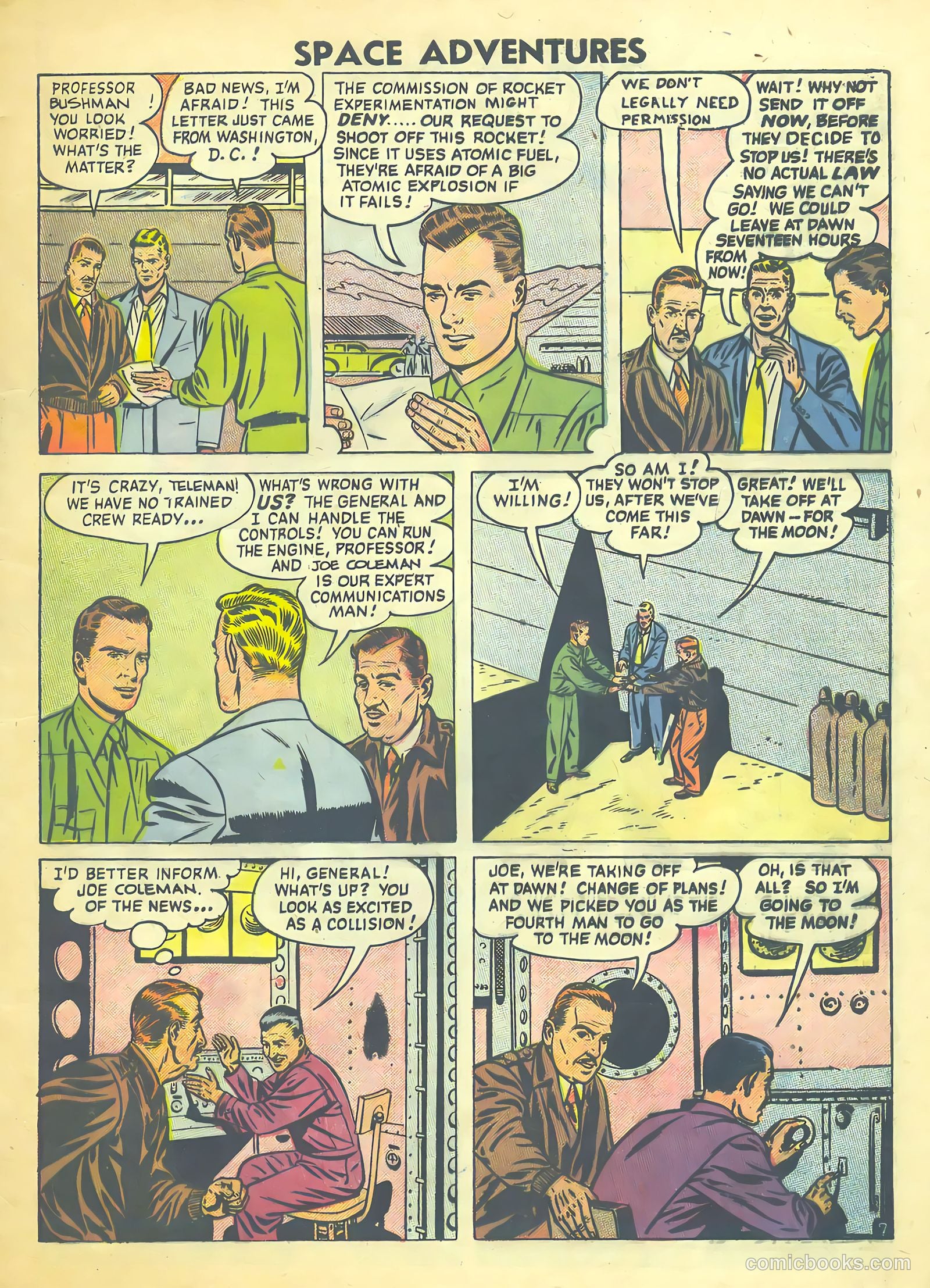 Space Adventures #23 (1958) — page 9 of 36