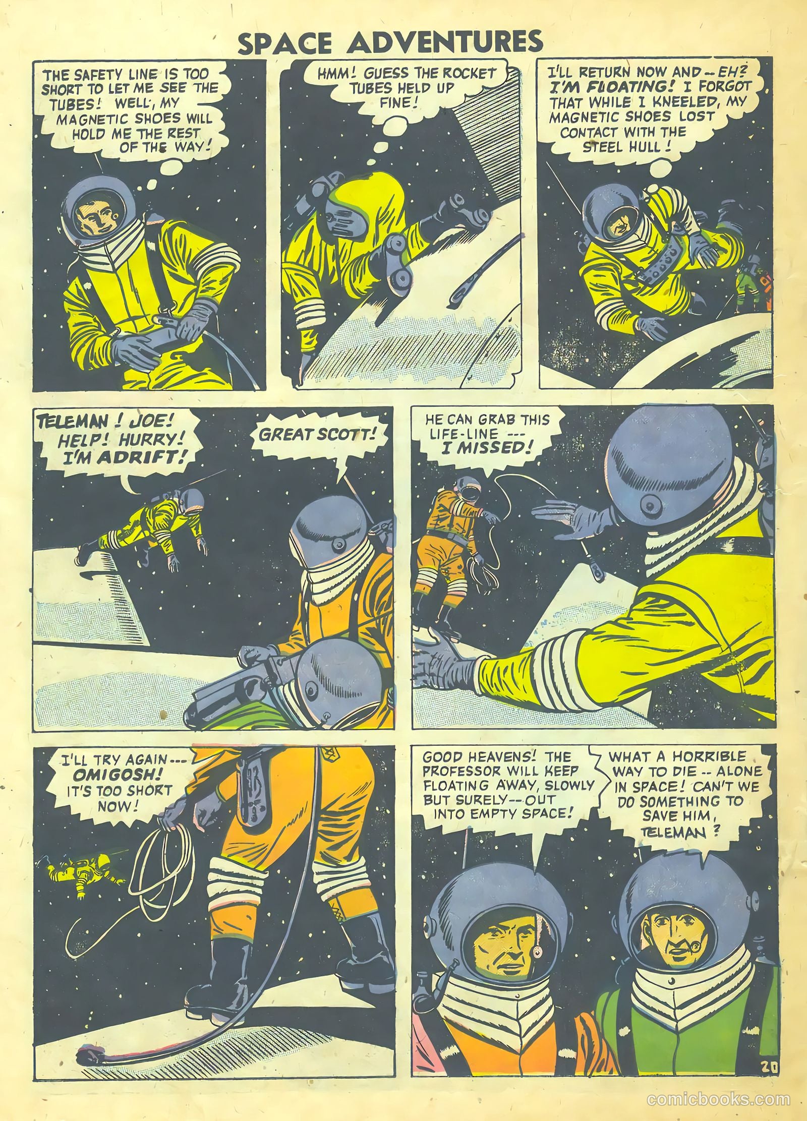 Space Adventures #23 (1958) — page 22 of 36